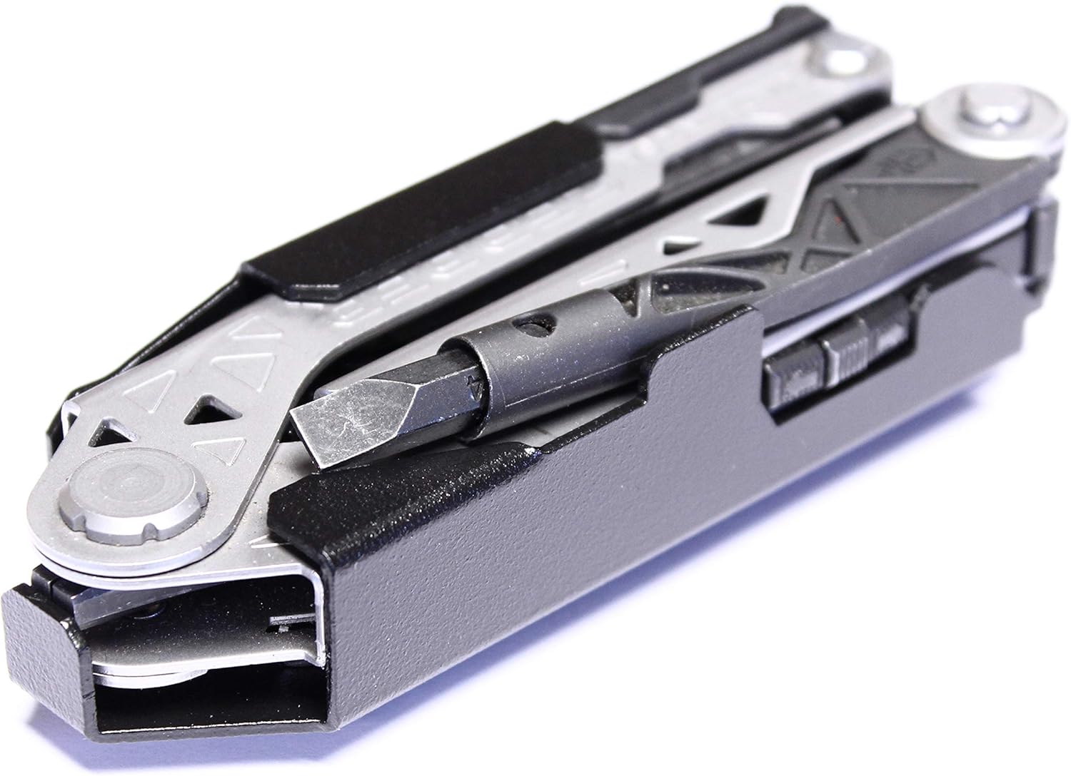 RAE Gear - Center-Drive Sheath Belt Clip Holster Compatible with Gerber Centerdrive Multitool (Tool & BITS NOT Included) 1.5" Spring Steel Belt Clip