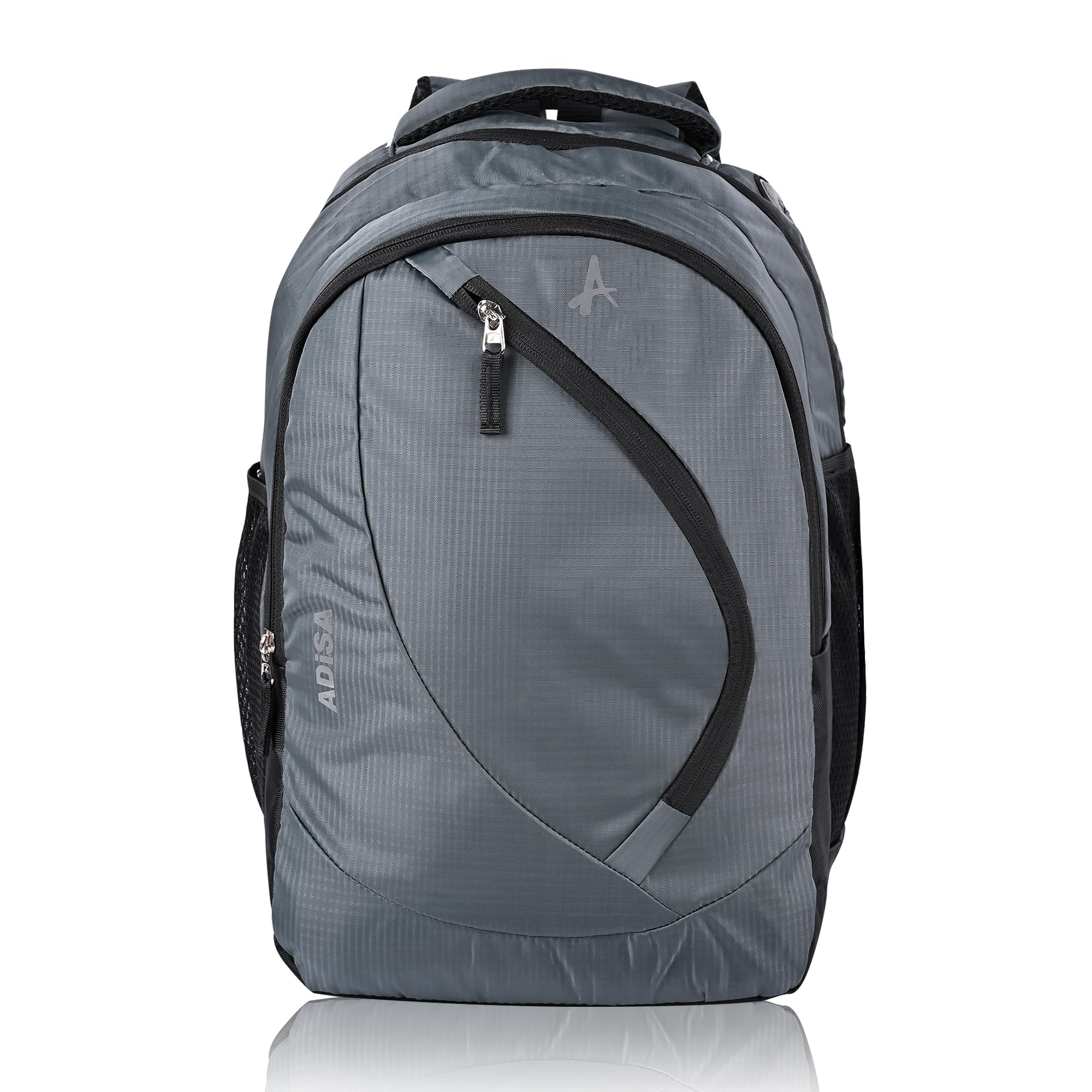 ADISA 31 Ltrs Casual Backpack School College Bag Pack (Grey) (B0C69YKPX9) Amazon Price History, Amazon Price Tracker