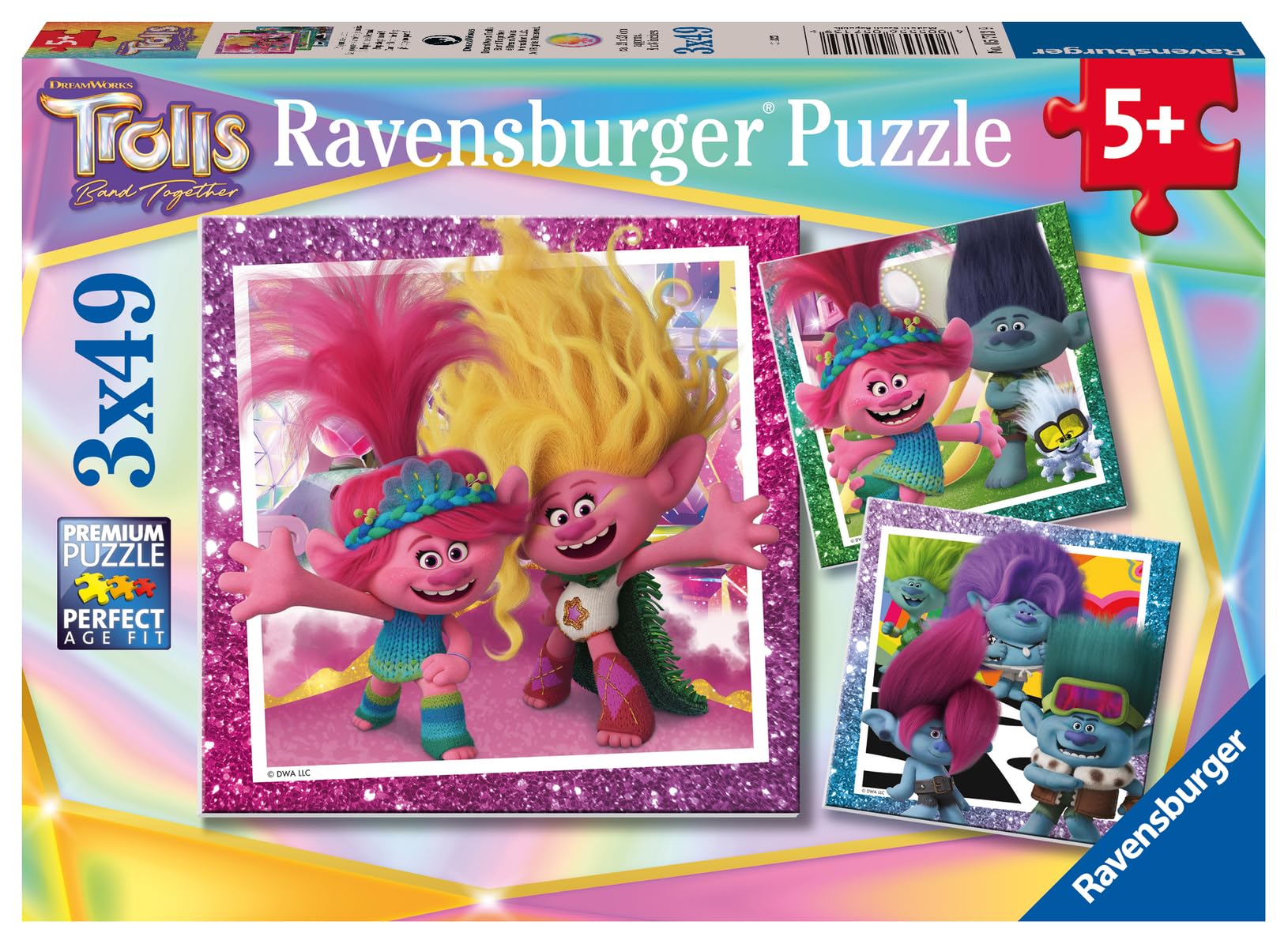Amazon.com: Ravensburger Trolls 3 Puzzle Set | 3x49 Piece Jigsaw