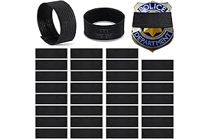 100 Black Police Mourning Bands for Badges - Honor Guard Straps