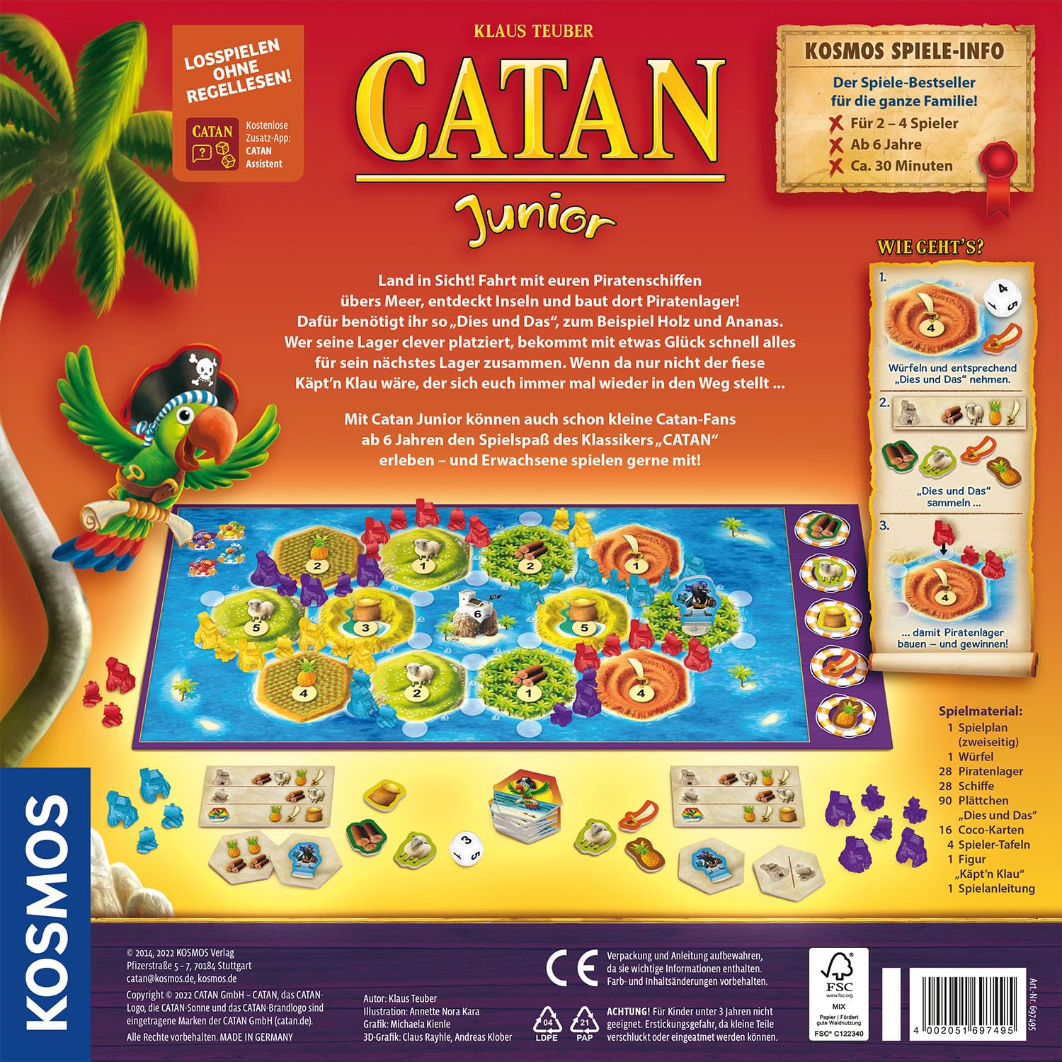 Catan Junior: für 2 - 4 Spieler