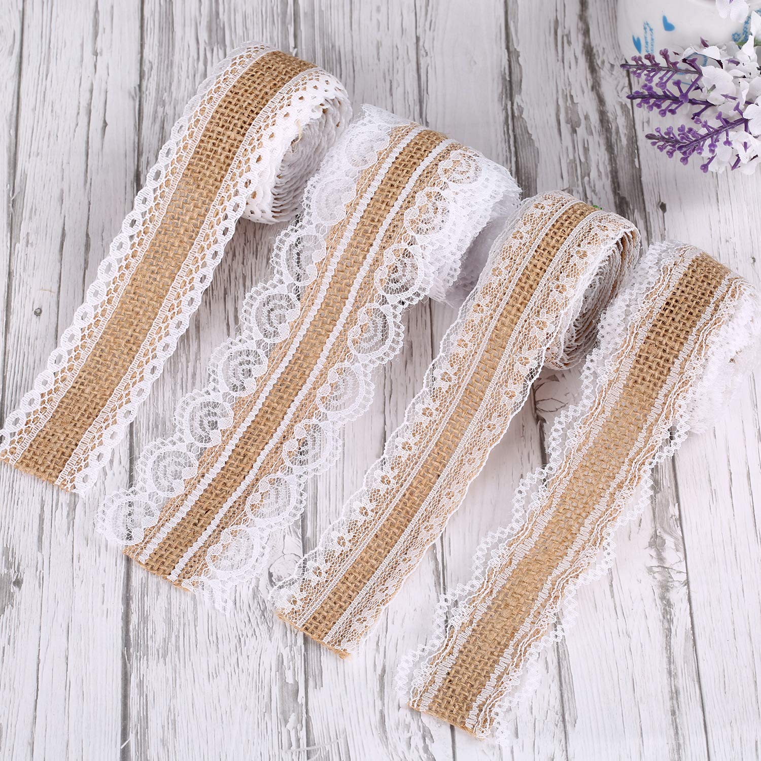 Ruban De Dentelle Vintage 20 Mètres - Noir, Largeur 4cm - Décoration Mariage, Noël, Couture, Scrapbooking - 2