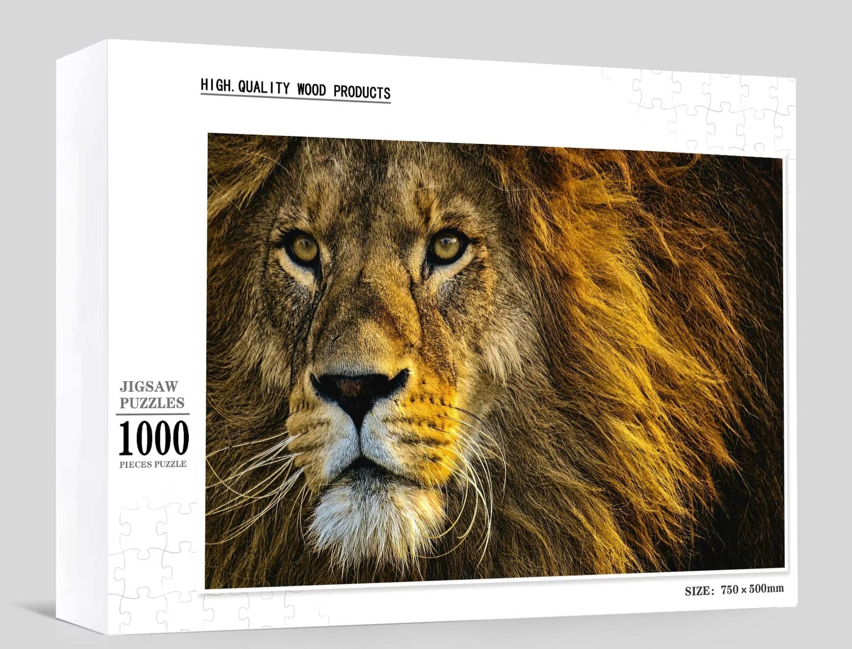 Rompecabezas de 500 piezas de lindos rompecabezas de león de dibujos animados, rompecabezas personalizados a partir de fotos, rompecabezas de madera para adultos, rompecabezas clásico para familia Rompecabezas de 500 piezas de lindos rompecabezas de león de dibujos animados, rompecabezas personalizados a partir de fotos, rompecabezas de madera para adultos, rompecabezas clásico para familia