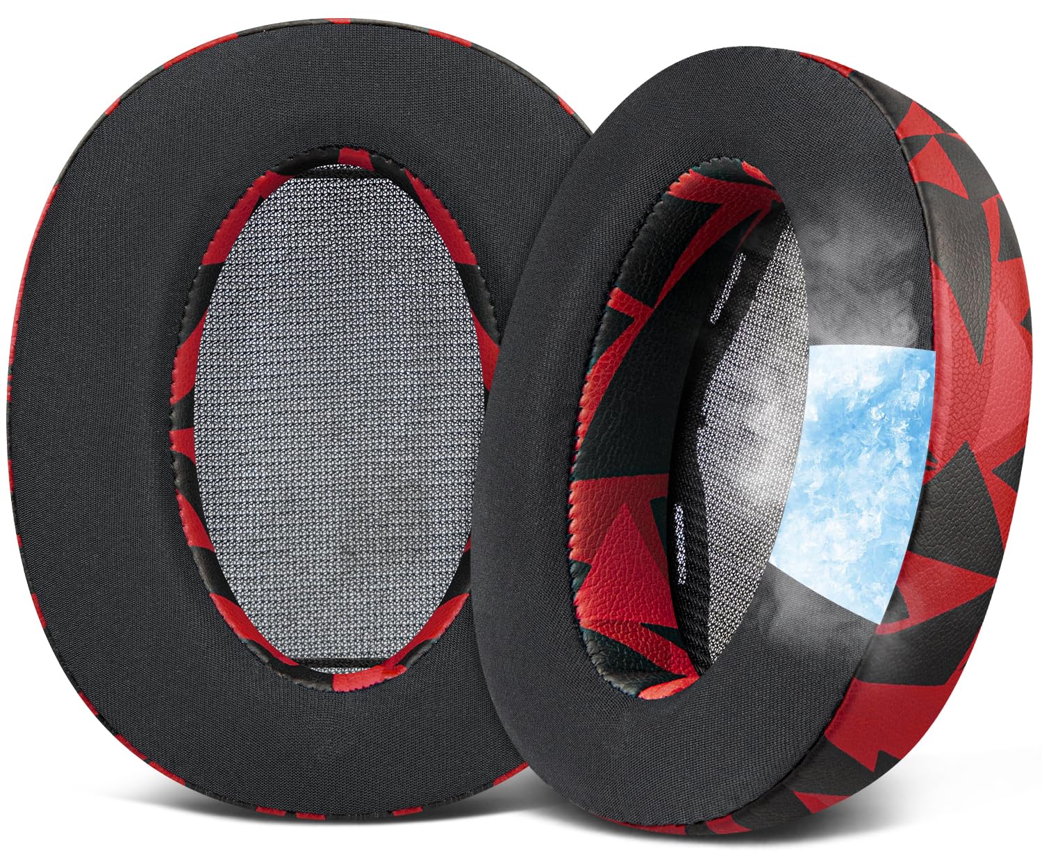 SOULWIT Cooling Gel Replacement Earpads for Sony WH-H910N H910 h.Ear on 3 Wireless Noise-Canceling Headphones, Ear Pads Cushions with Noise Isolation