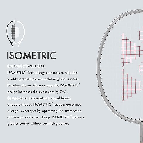 Miniatura 4 de Yonex GR 303i - Raqueta de bádminton de mezcla de aluminio con cubierta completa