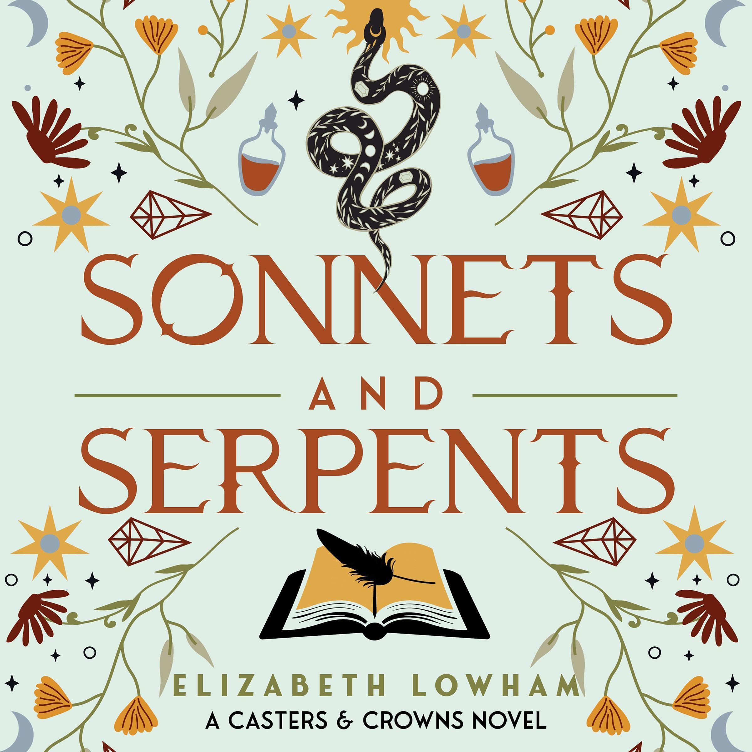 Cover art for Sonnets and Serpents