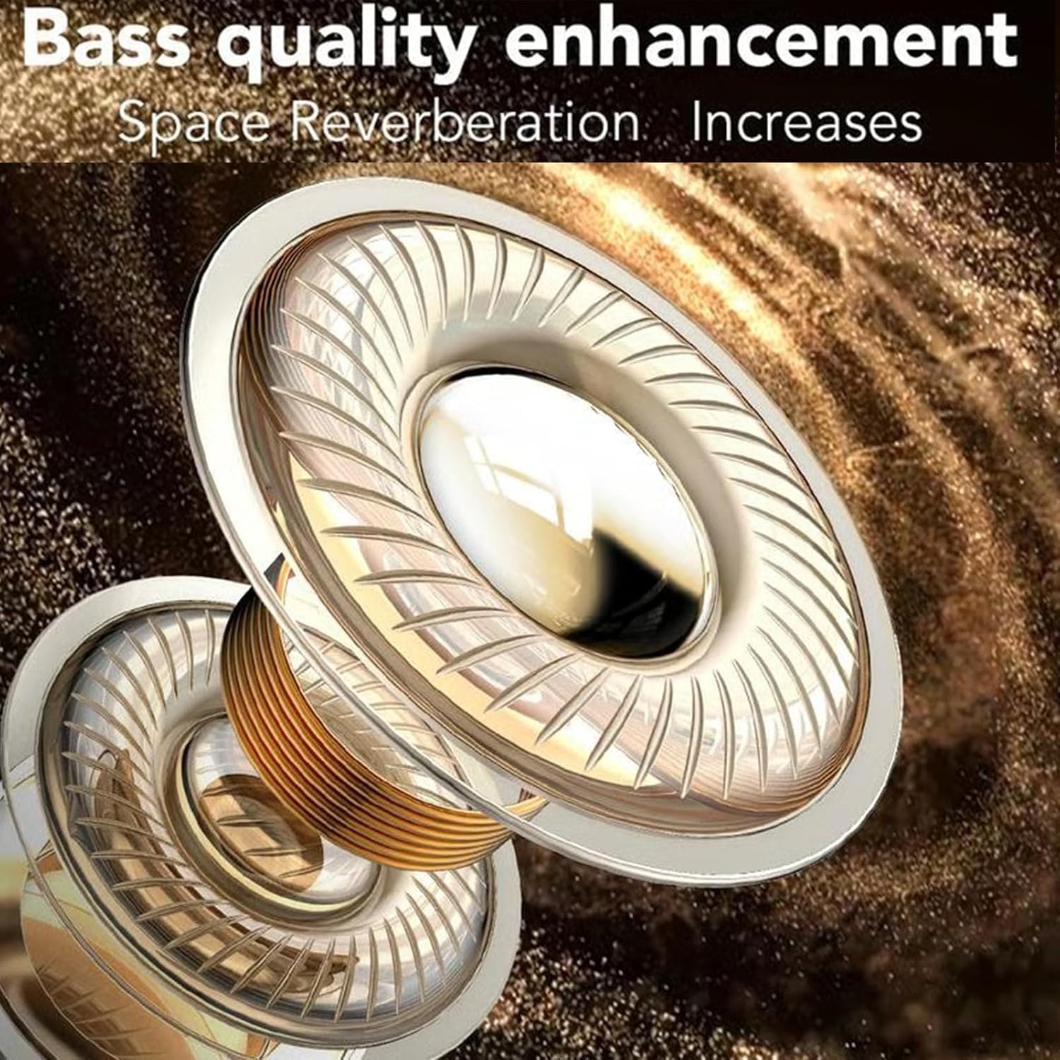 Translation Earbuds, Bluetooth 5.4 Earphones Led Display High Fidelity Waterproof Wireless Earphones, AI Translator Ear Buds Headphones Built-in Microphone for Office Sports (White)