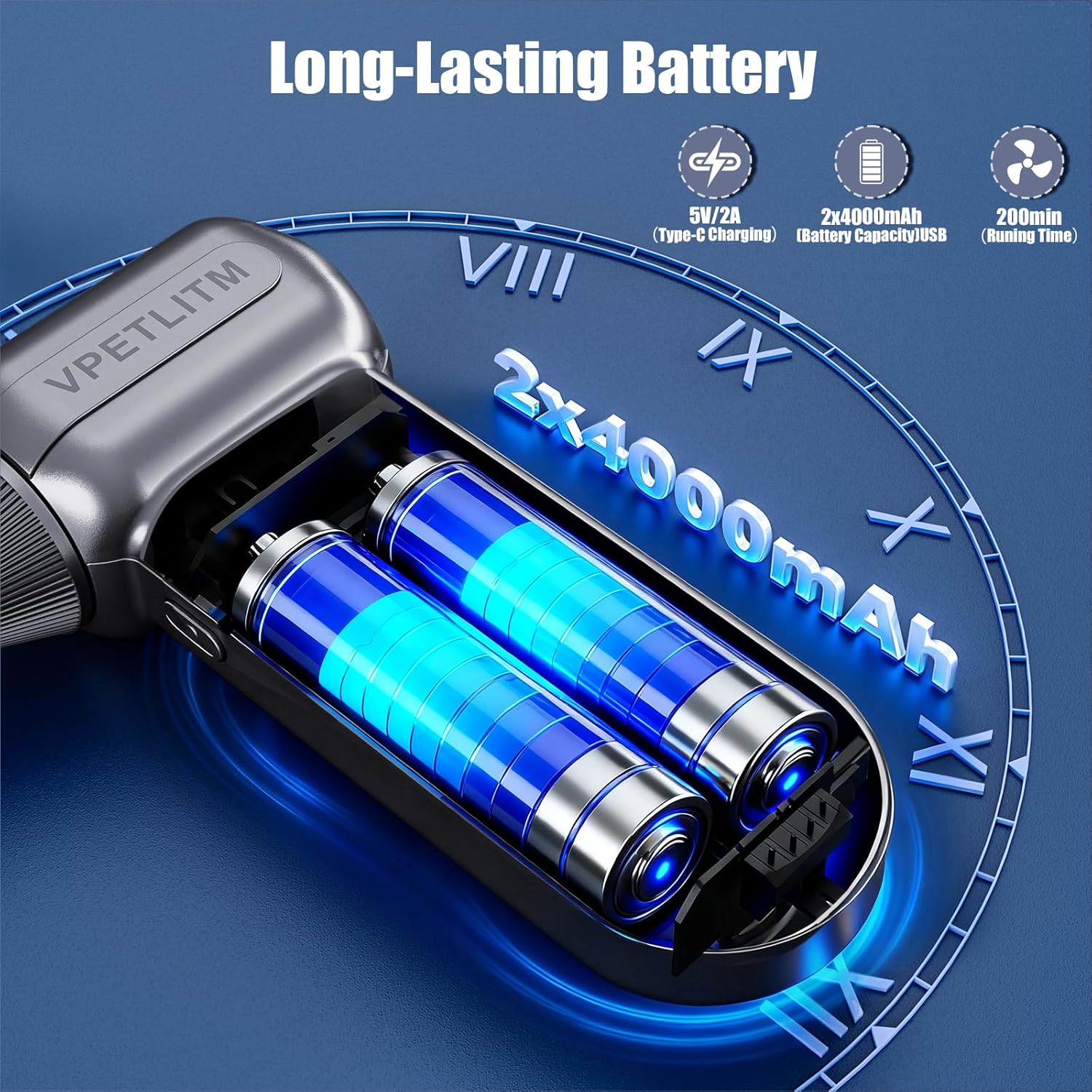 Cordless Air Duster, 250,000 RPM Powerful & Rechargeable, 3-Speed Mini Blower with Long Battery Life for Computer/Keyboard/Car Cleaning, Portable for Outdoor Use - Image 3