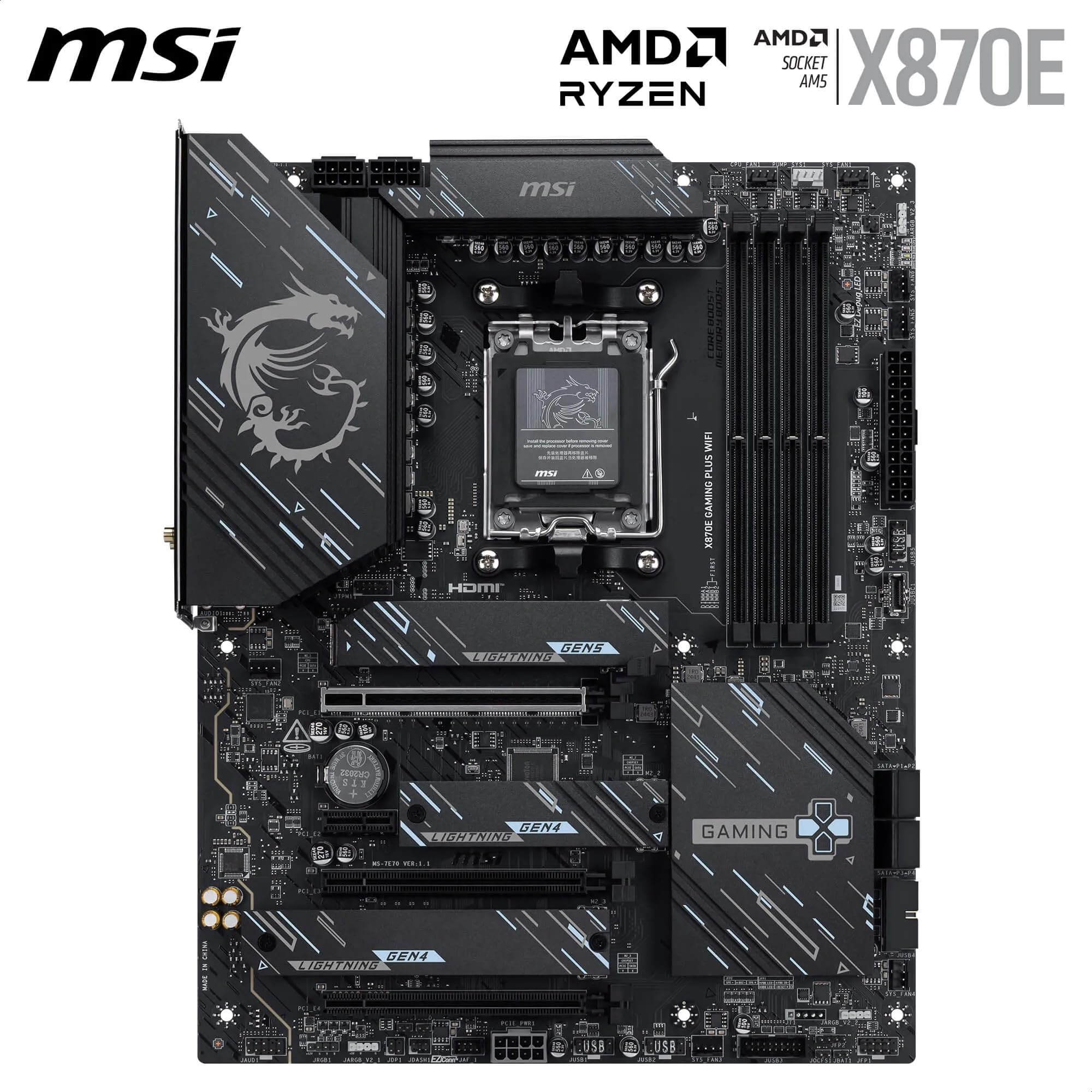 最新マザボ ATX 白 MSI X870E Ryzen 9/8/7000 AM5 Amazon.co.jp: MSI MPG X870E EDGE TI WIFI AMD Ryzen 9000/8000