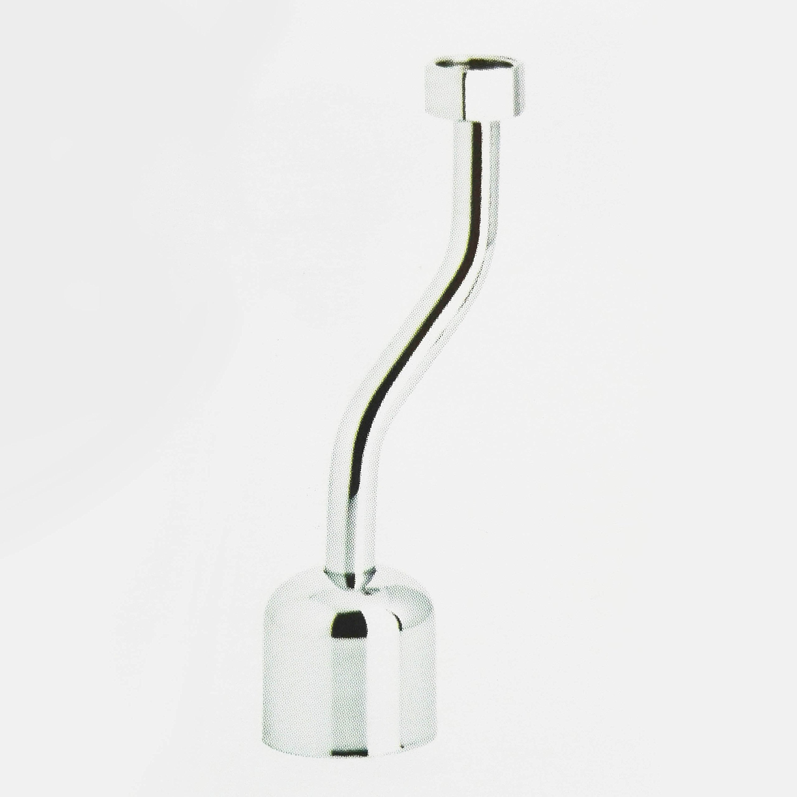 Accessoire urinaire incurvé anti-odeur et anti-reflux Aqualy Montserrat de 15,5 cm