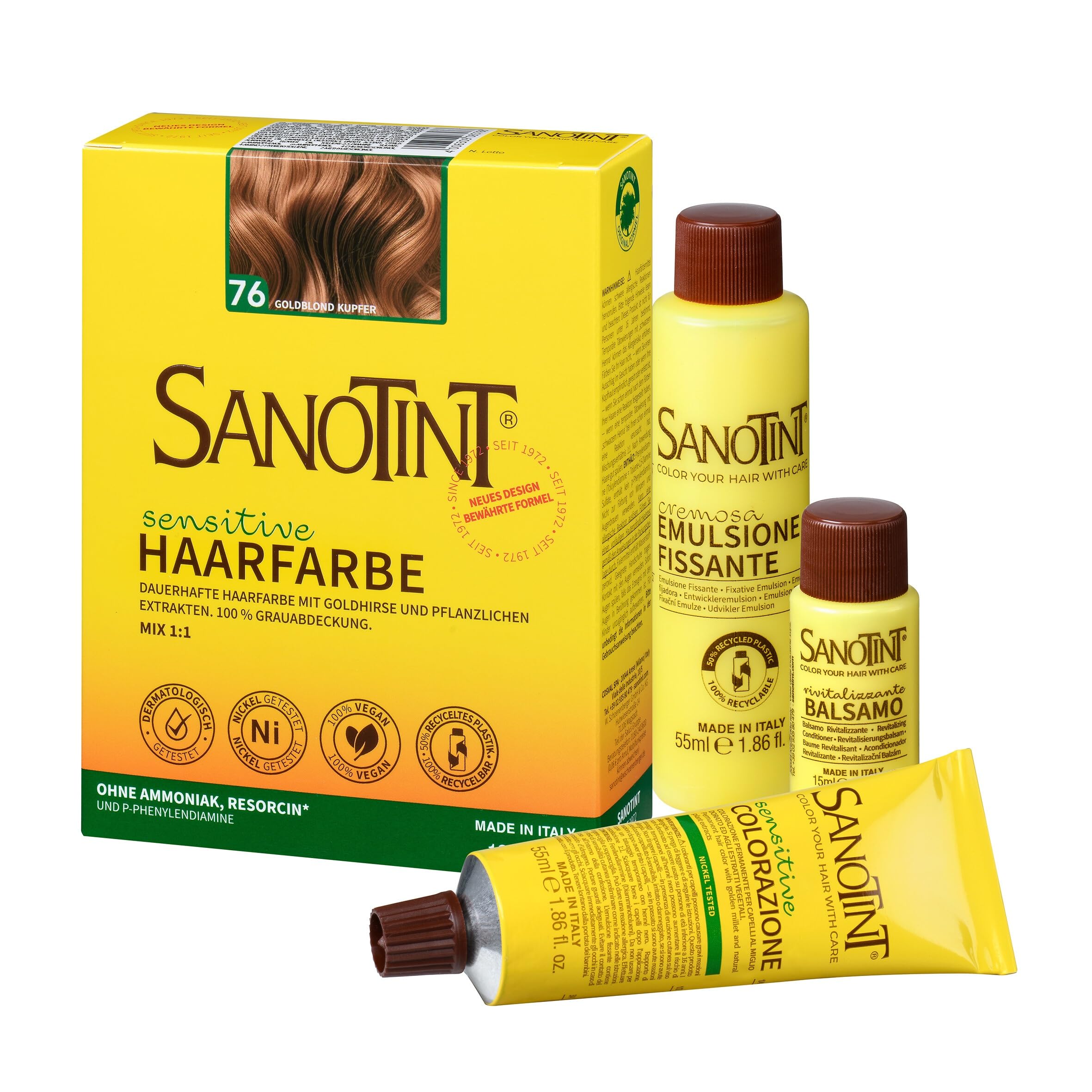 Sanotint® Sensitive Hair Color #76 Blond Bursztyn 125 ml
