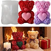 Vista 15 de Moldes de vela 3D Groot para hacer velas, moldes de fundición de resina MUAECH DIY, molde de silicona para aromaterapia, molde de jabón, molde epoxi