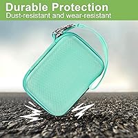 Vista 5 de Funda compatible con cámara digital VAHOIALD FHD 1080P/para CAMKORY Digital Point and Shoot/para KODAK PIXPRO FZ45-BK 16MP Vlogging/para Verde