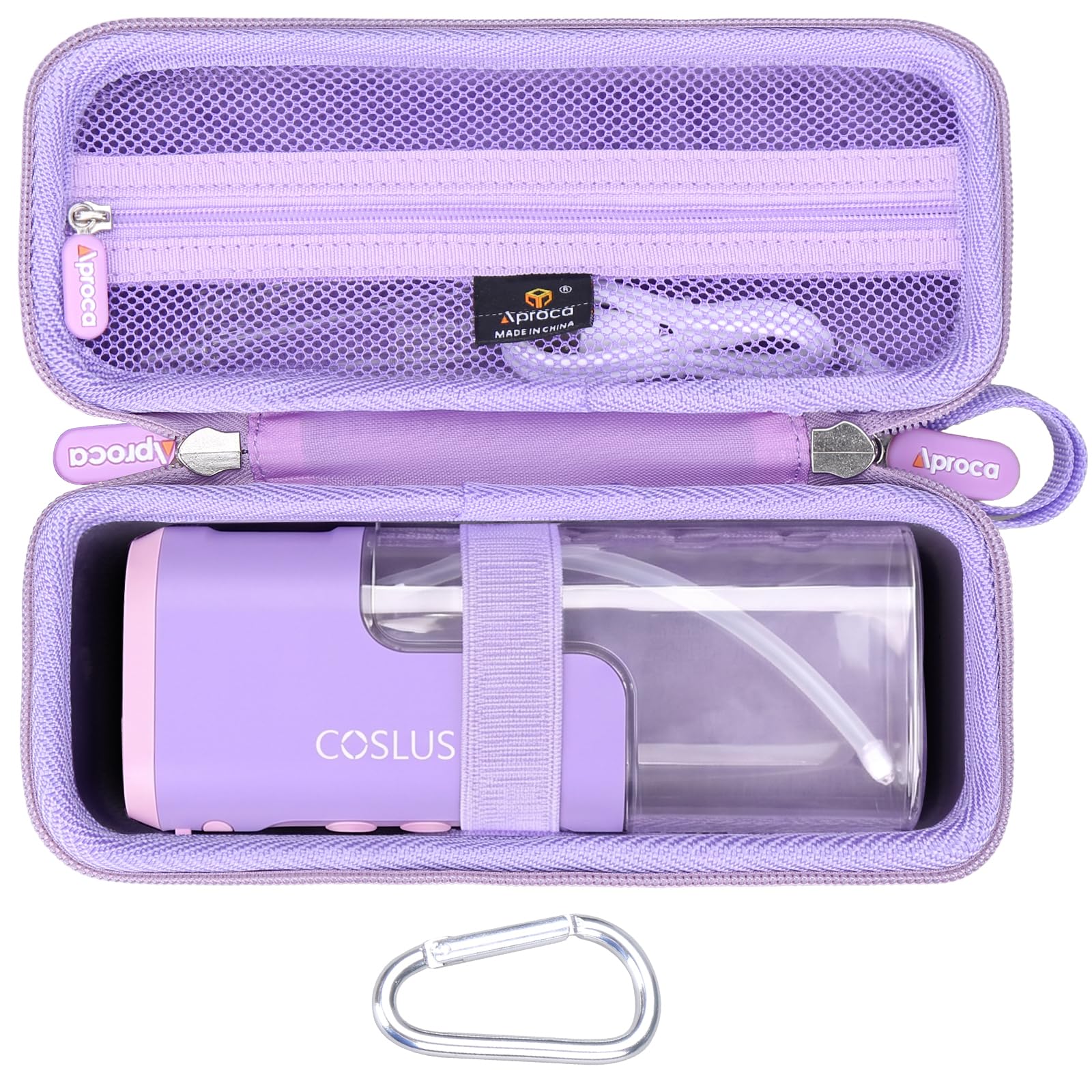 Photo 1 of Aproca Purple Case for COSLUS T40 Mini Water Flosser