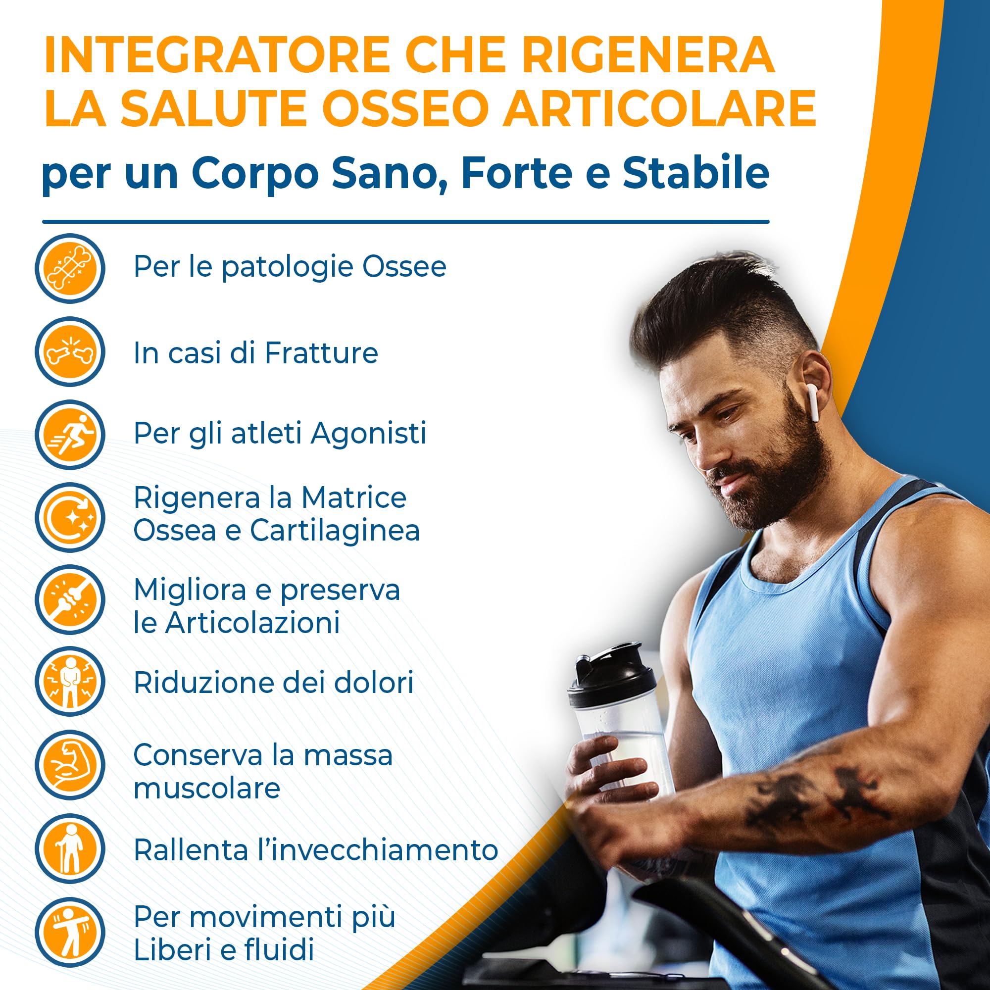 Neogela - 98% di collagene purissimo (Formato da 140gr, Prodotto Naturale) - Scatola da 28 Buste da 5gr - Benessere Osseo e Articolare