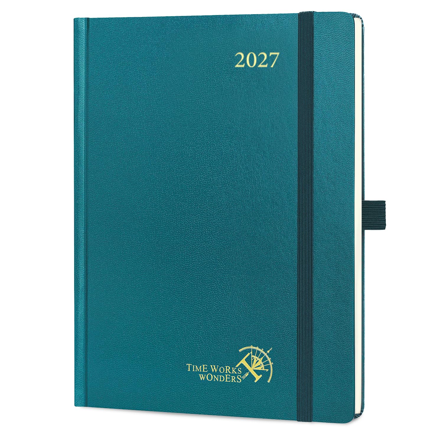 POPRUN 2027 Diary A5 Week to View – Hardback, Vertical Weekly Planner