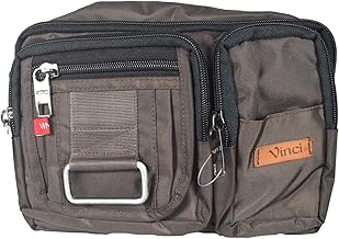 Lavinci Nylon/Satin Messanger Bag/Handbag/Shopping Bag_4101_Brown