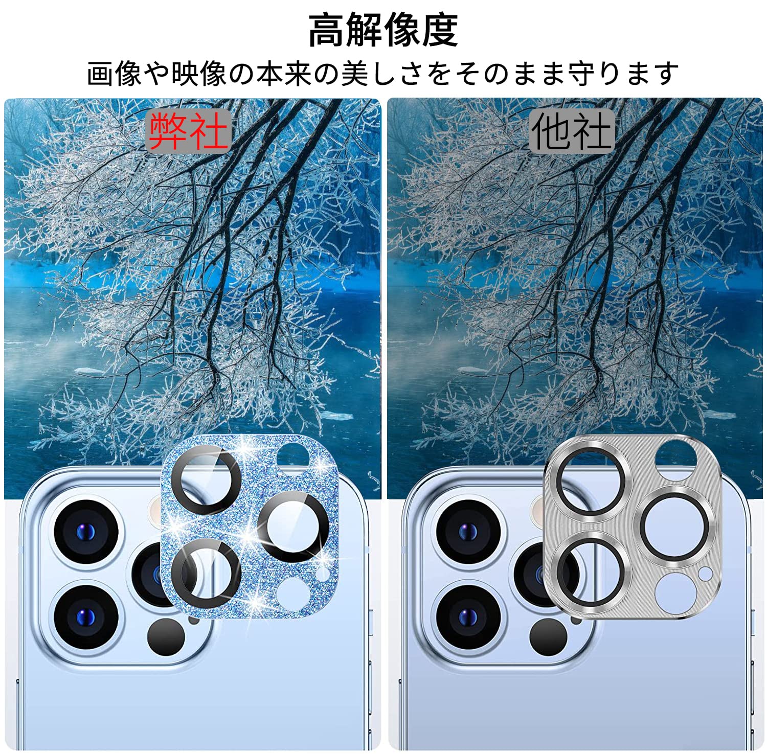Amazon | iPhone 14 Pro/iPhone 14 Pro Max カメラ保護ガラスフィルム