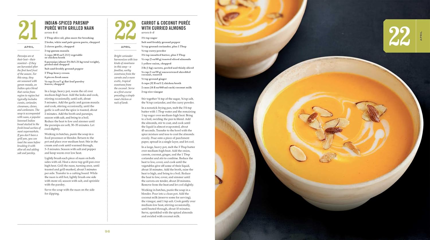 Soup of the Day (Healthy eating, Soup cookbook, Cozy cooking): 365 Recipes for Every Day of the Year (365 Days Series)