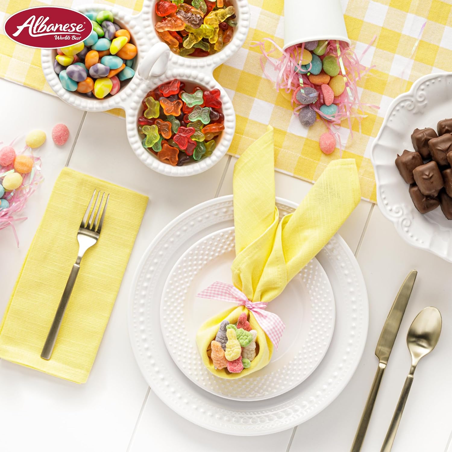 Albanese World's Best Eggstra Special Gummies, Great Easter Basket Stuffers, 4.5lbs of Easter Candy, Celebrate with Bulk Candy