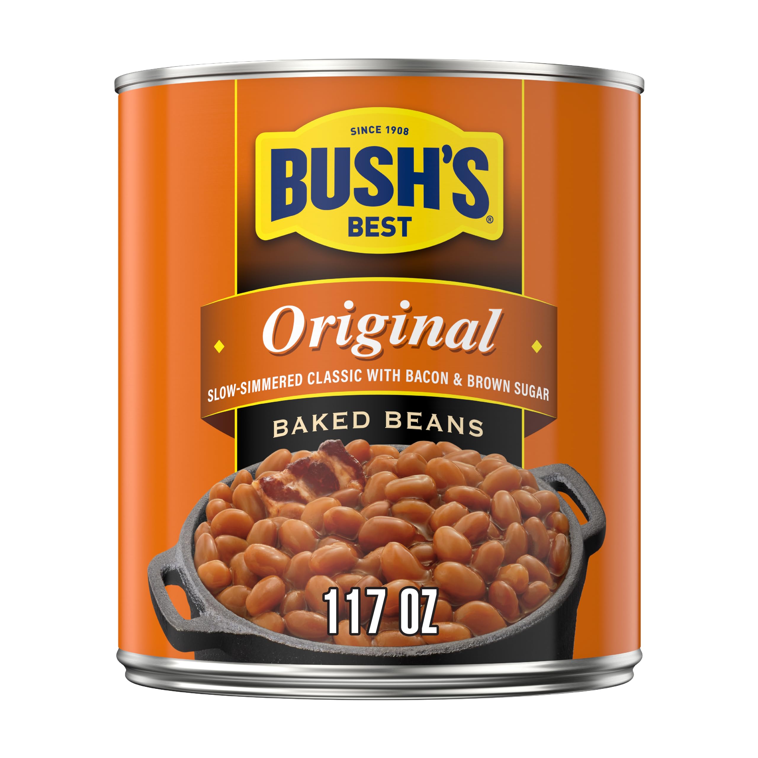 Bush's Best Original Baked Beans / 117 Ounce (Pack of 6) / Original Baked Beans