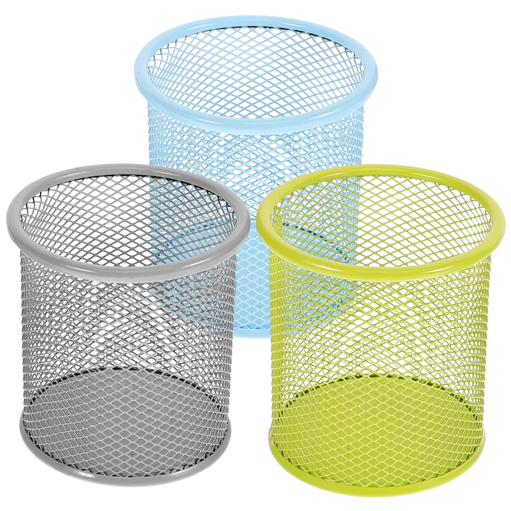 VILLCASE 6pezzi Portapenne Per Scrivania Organizer Versatile e Giallo Design e Decorativo