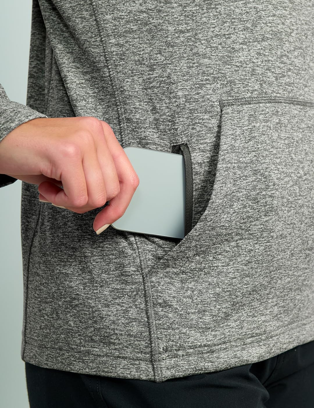 HUK womens Coldfront+ Pullover Hoodie, Performance Fishing Hoodie - Image 3