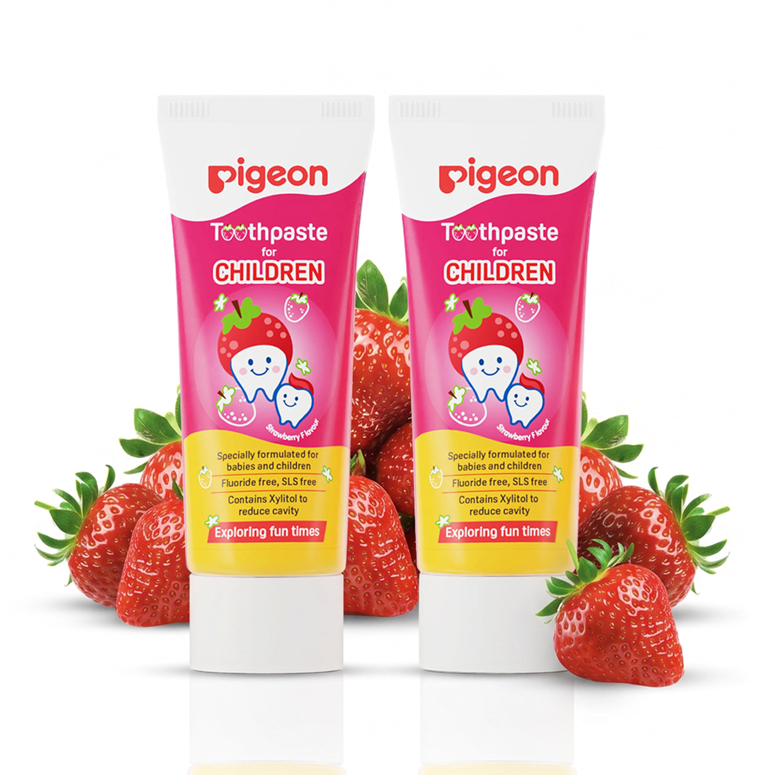 Pigeon Strawberry Toothpaste (Oral Care,45g, Pack of 2)-image-5
