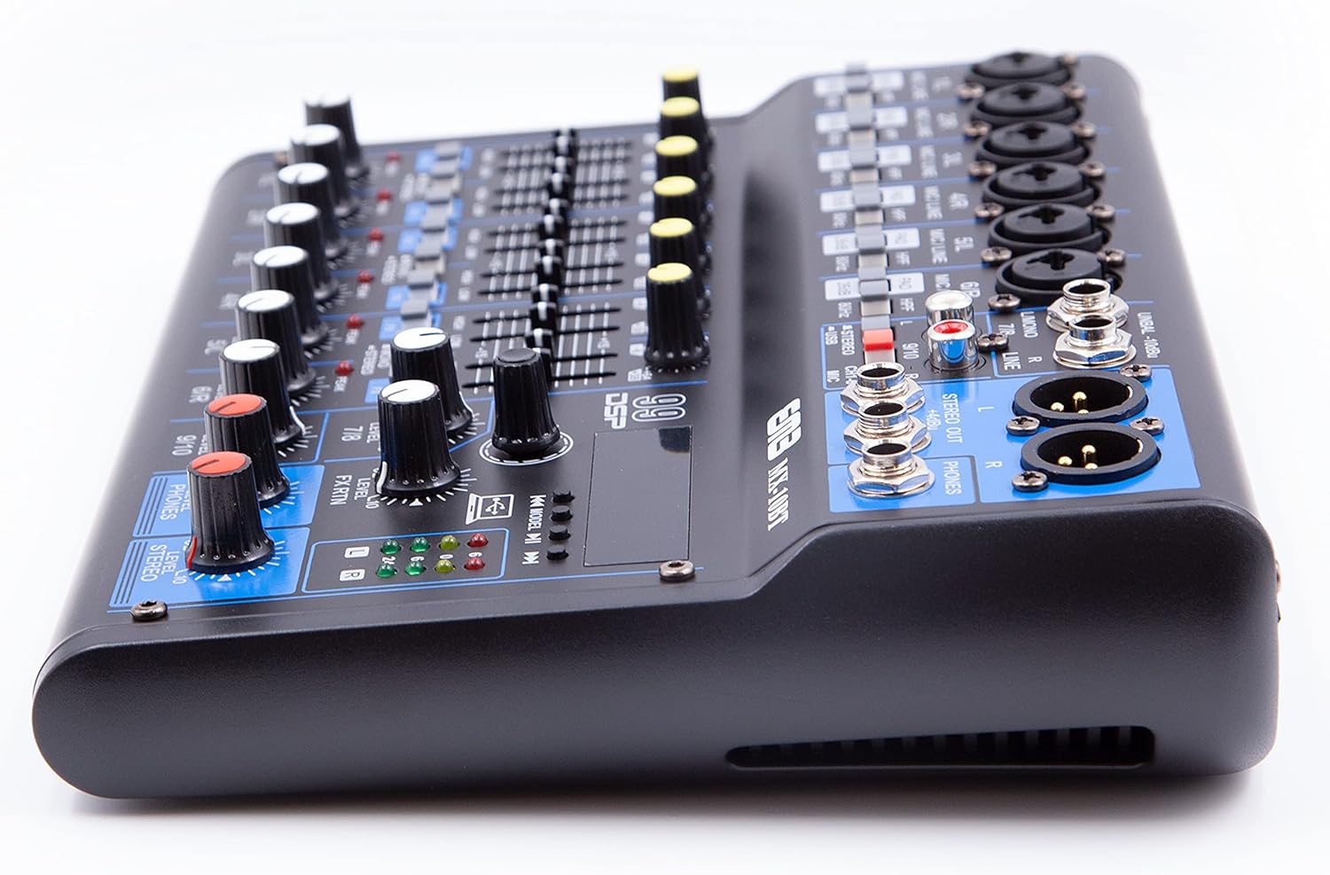 EMB MX10BT 99 DSP 10-Channel Audio Mixer Mixing Console MP3 Sound Desk With Bluetooth
