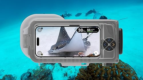Miniatura 5 de OCEANIC + Vivienda de buceo  Utilice su iPhone como cámara submarina y computadora de buceo  Profundidad de hasta 196 pies  Impermeable  Ideal para