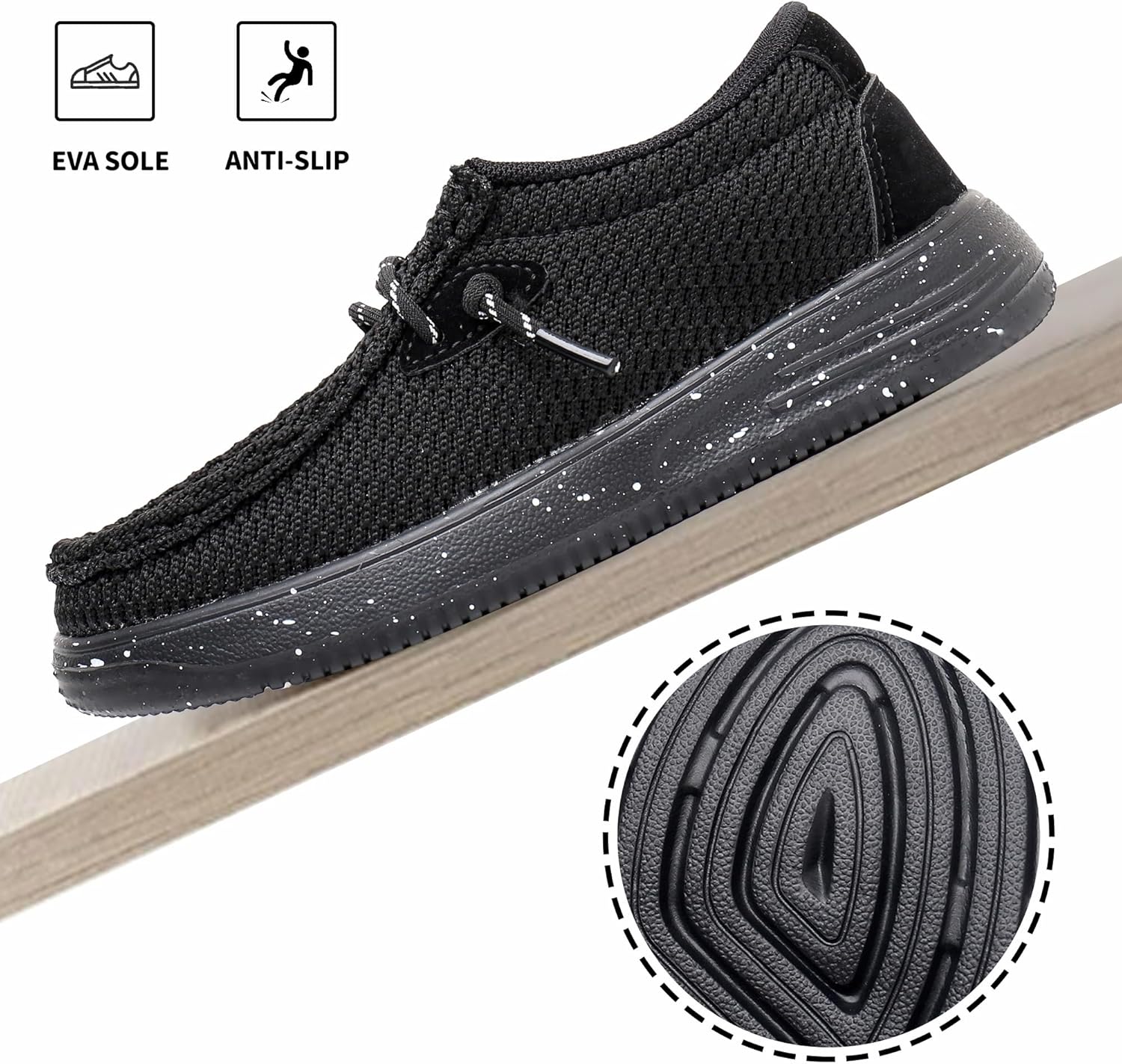 Apakowa Kids Boys Girls Loafers Slip-On Casual Walking Shoes Comfortable & Lightweight (Toddler/Little Kid/Big Kid) - Image 5