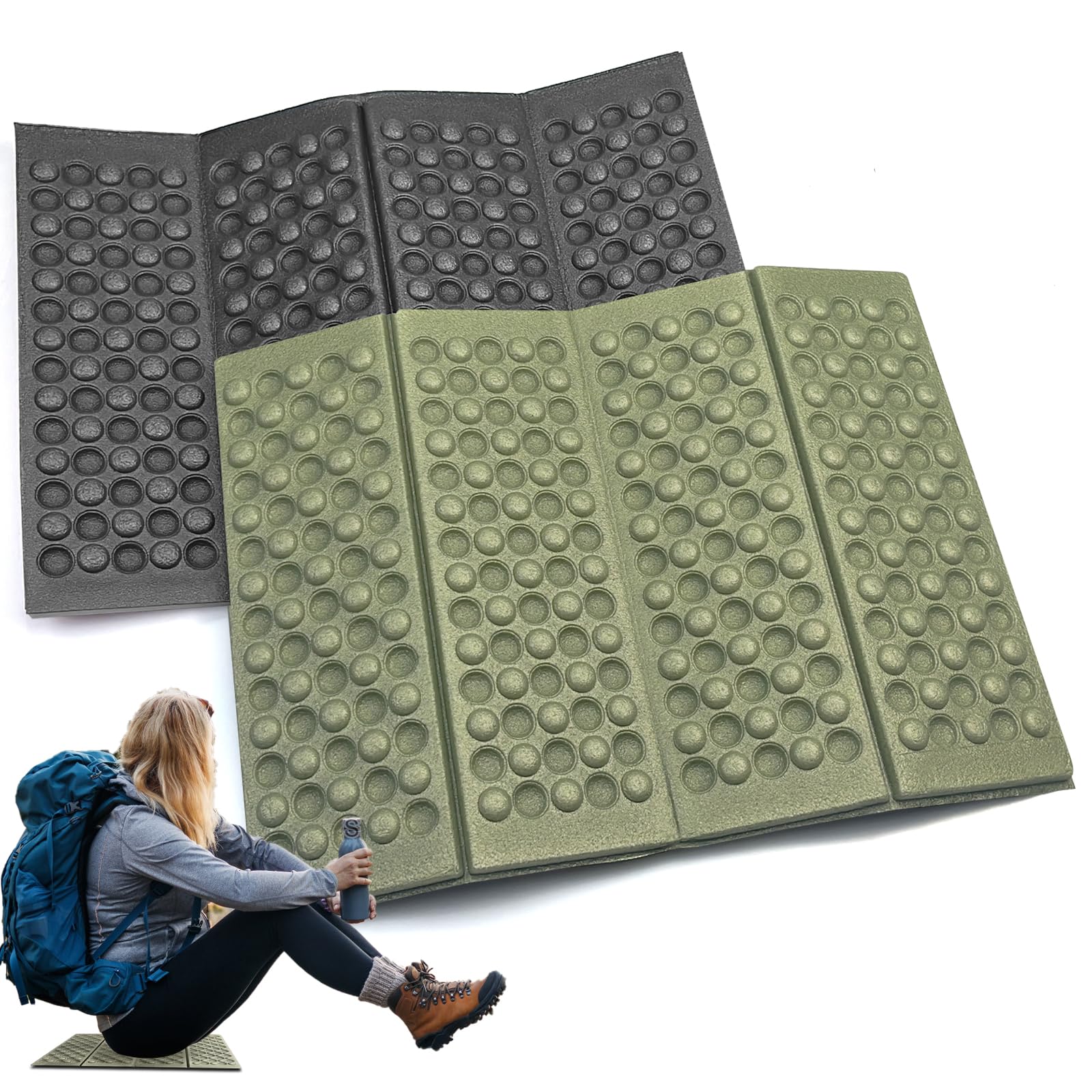 Coussin D'Assise Pliable Imperméable - Tapis De Sol Extérieur Pour Camping, Randonnée, Pique-nique, Plage