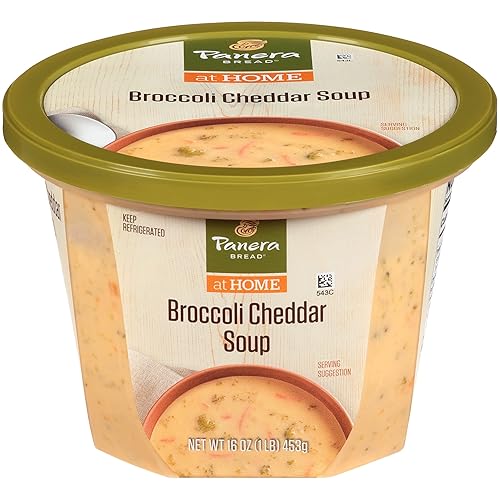 Panera Bread Sopa Cheddar de brócoli, 16 onzas