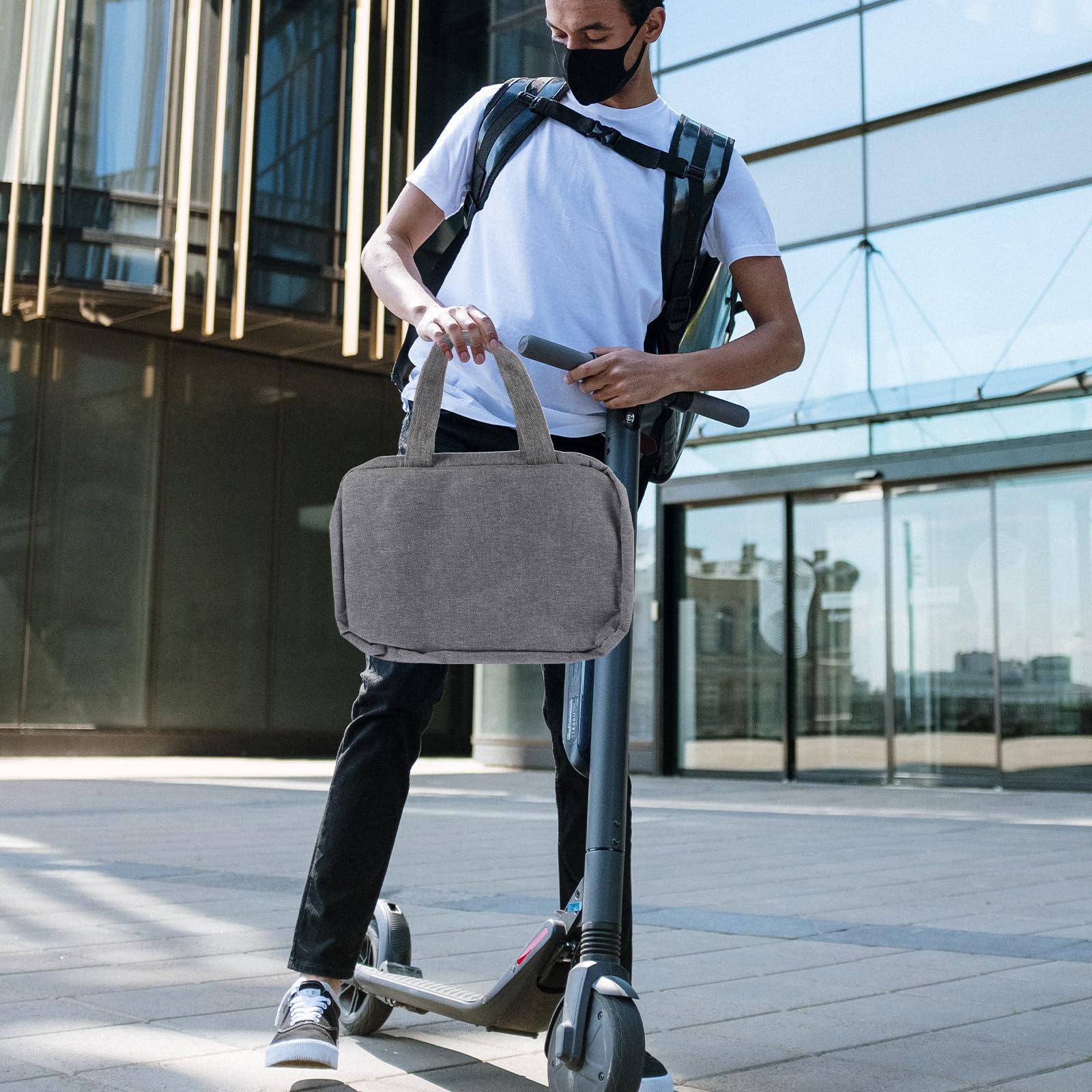 SHERCHPRY Borsa da Viaggio a Strati Sospensione Grande Capacità per Cosmetici in Poliestere per Campeggio e Viaggio