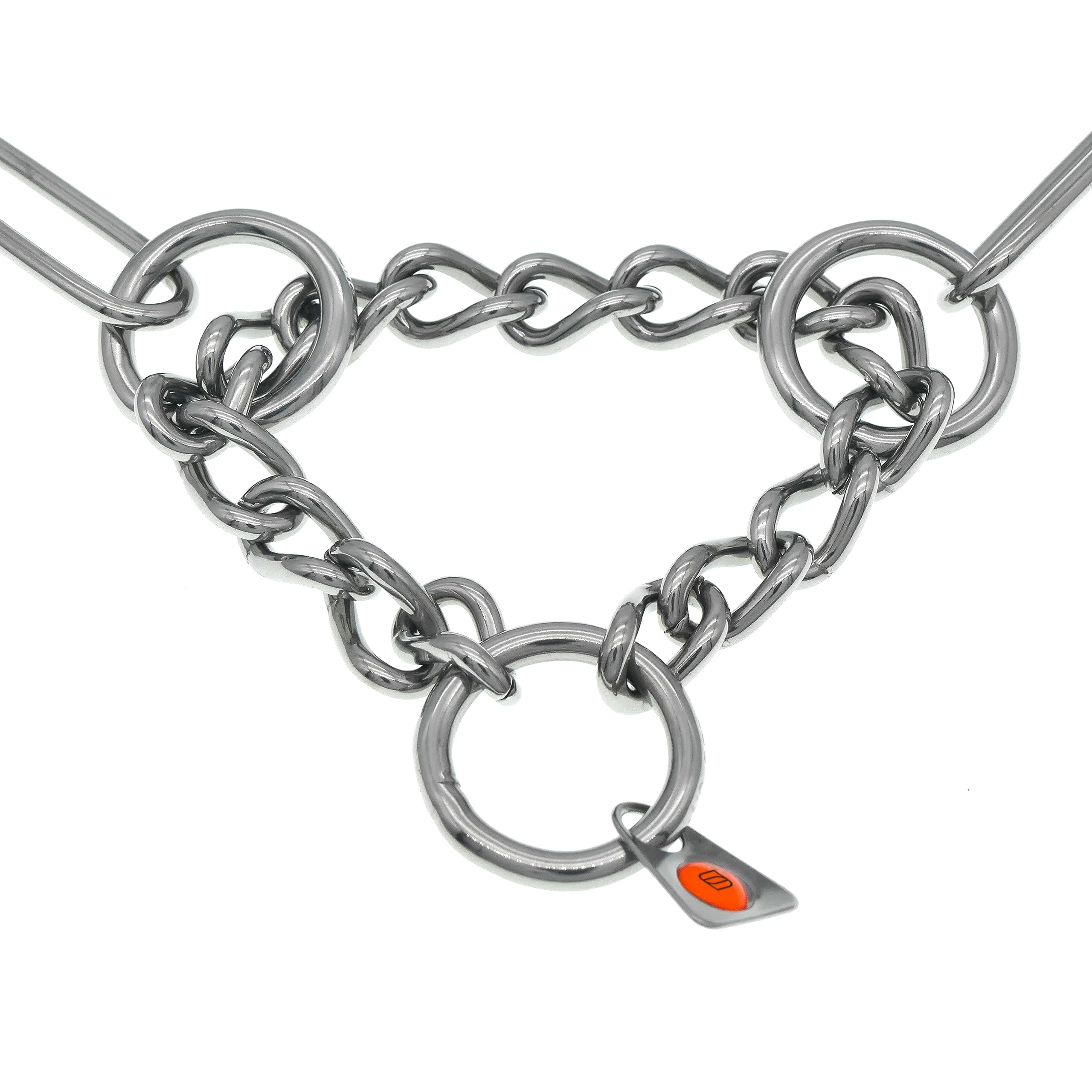 Sprenger - Collar para perros con cadena de tracción, 3 mm, acero inoxidable, para perros de pelo largo, hasta 55 kg (50 cm)