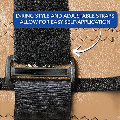 Miniatura 4 de Sammons Preston Peso del puño, 3 libras, oro, correa de velcro y cierre de anillo en D, ojales para colgar fácilmente, pesas de acero sin plomo para