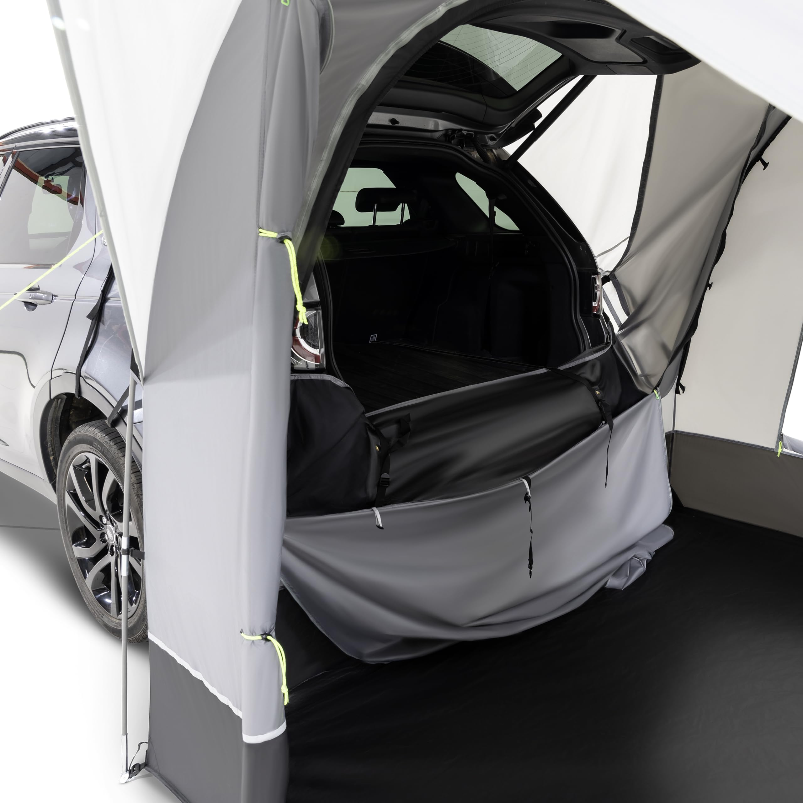 Kampa Drängler Busvorzelt Freistehend – 6,6 m² Heckzelt Auto Für 2 Personen – Autozelt Wasserdicht – 2,4 m breit – mit Fenster & Mückennetz – Camping & Outdoor