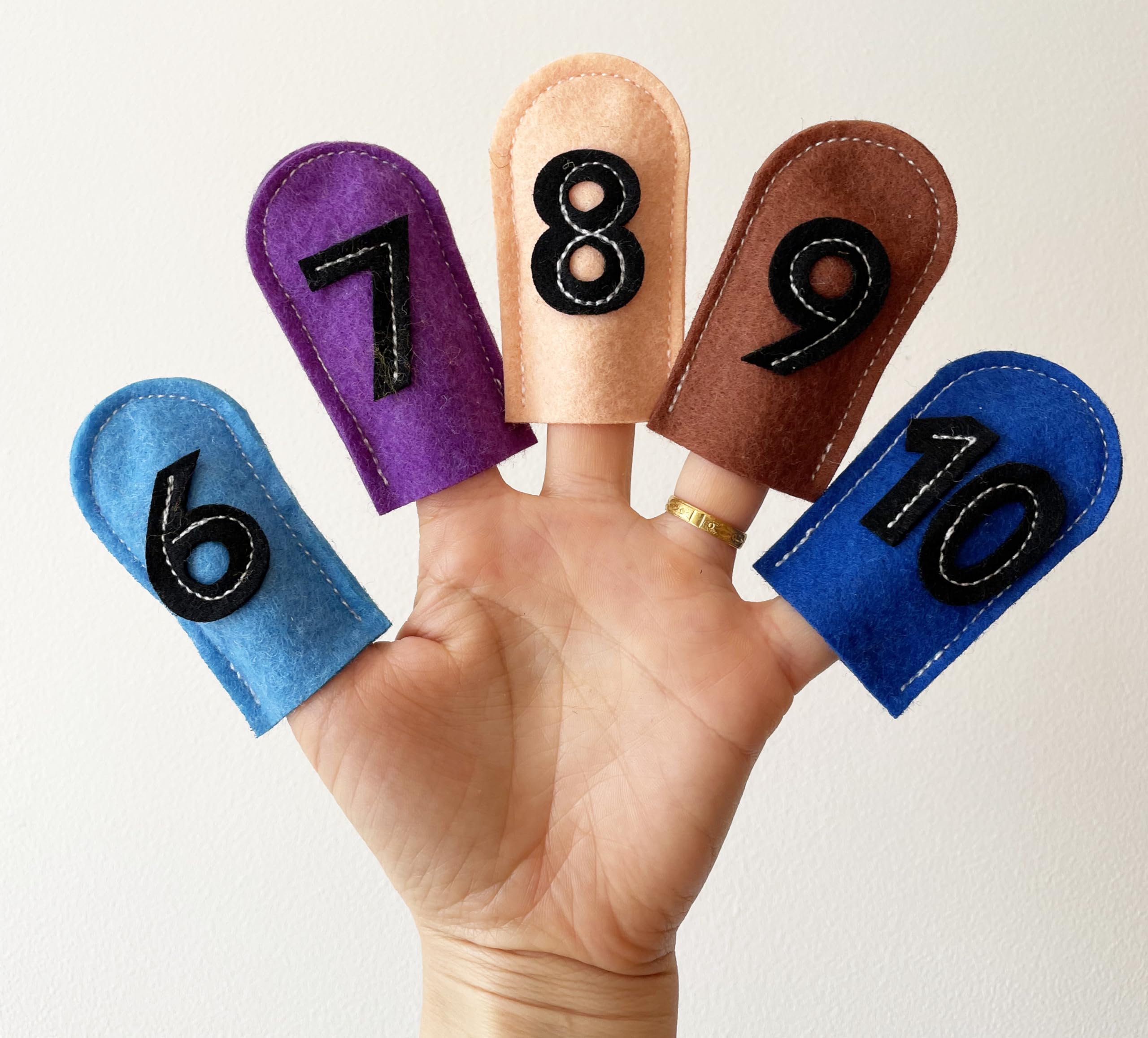 1,2,3,4,5 Once I Caught A Fish Alive! Number Counting Finger Puppet Set for Kids - Image 3