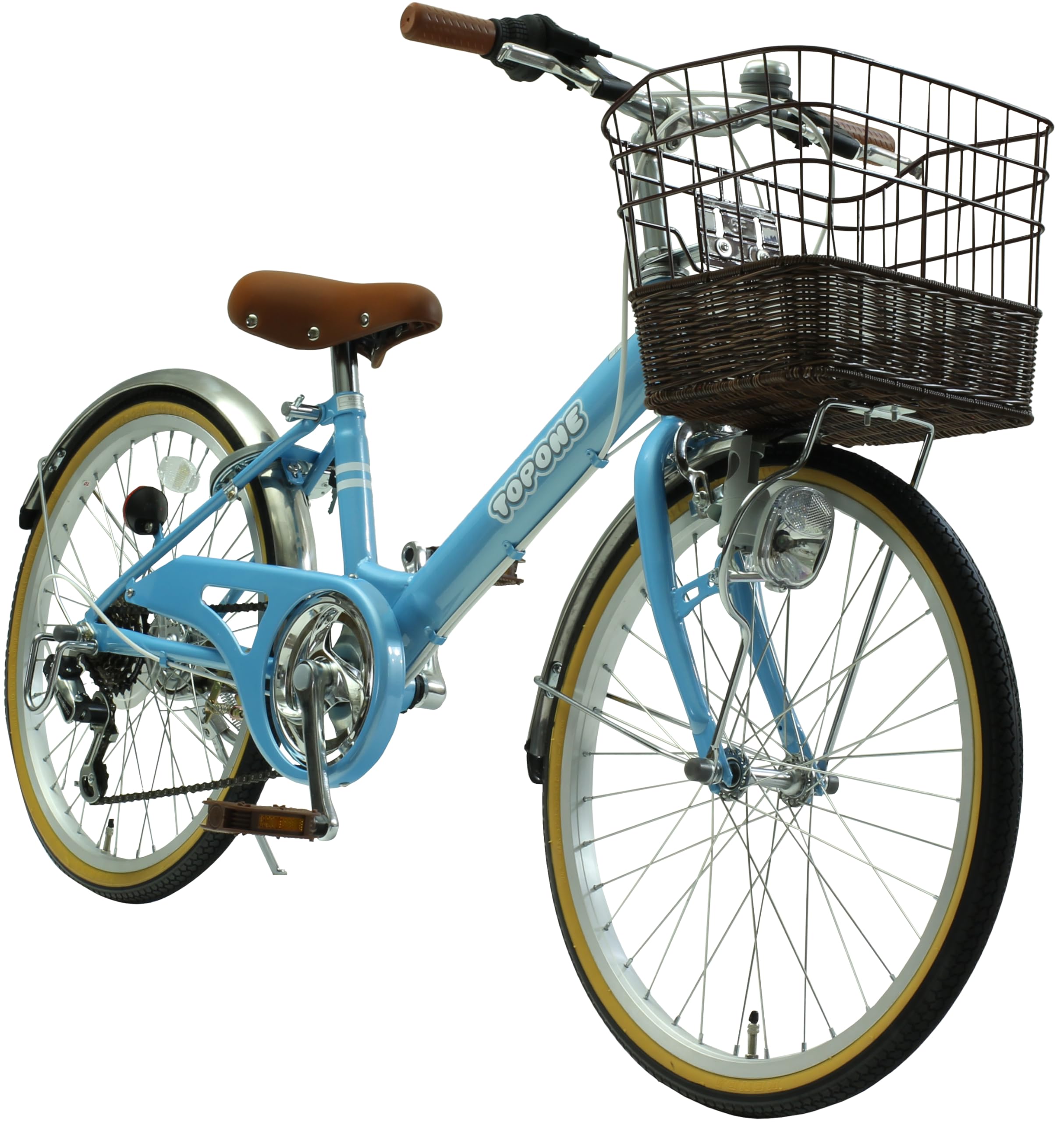 Amazon | 【完全組立済配送】TOPONE 子供用自転車 20インチ 前カゴ付