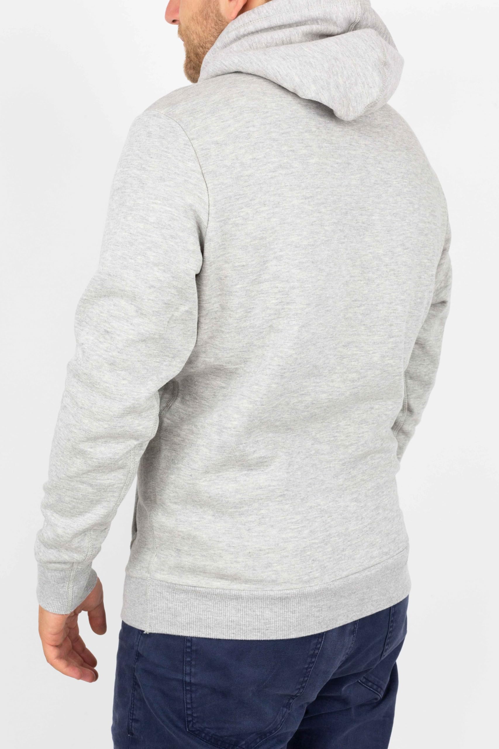 Diesel S-Agnes-Bro - Felpa da uomo con cappuccio, colore: grigio