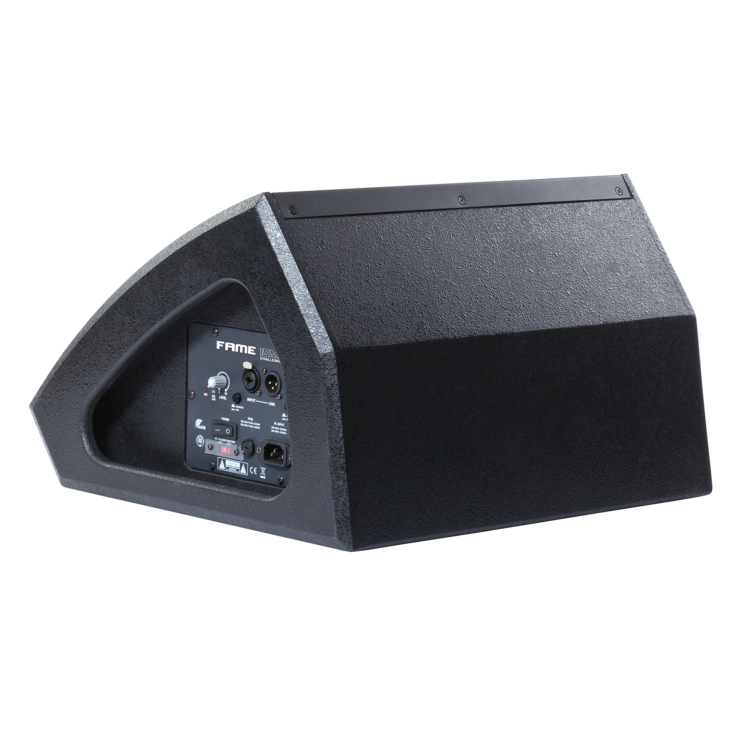 Fame Audio Challenger 10MA, Aktiver Bühnenmonitor 10", 150W RMS, 300W Peak, Multifunktionsgehäuse, 36mm Flansch