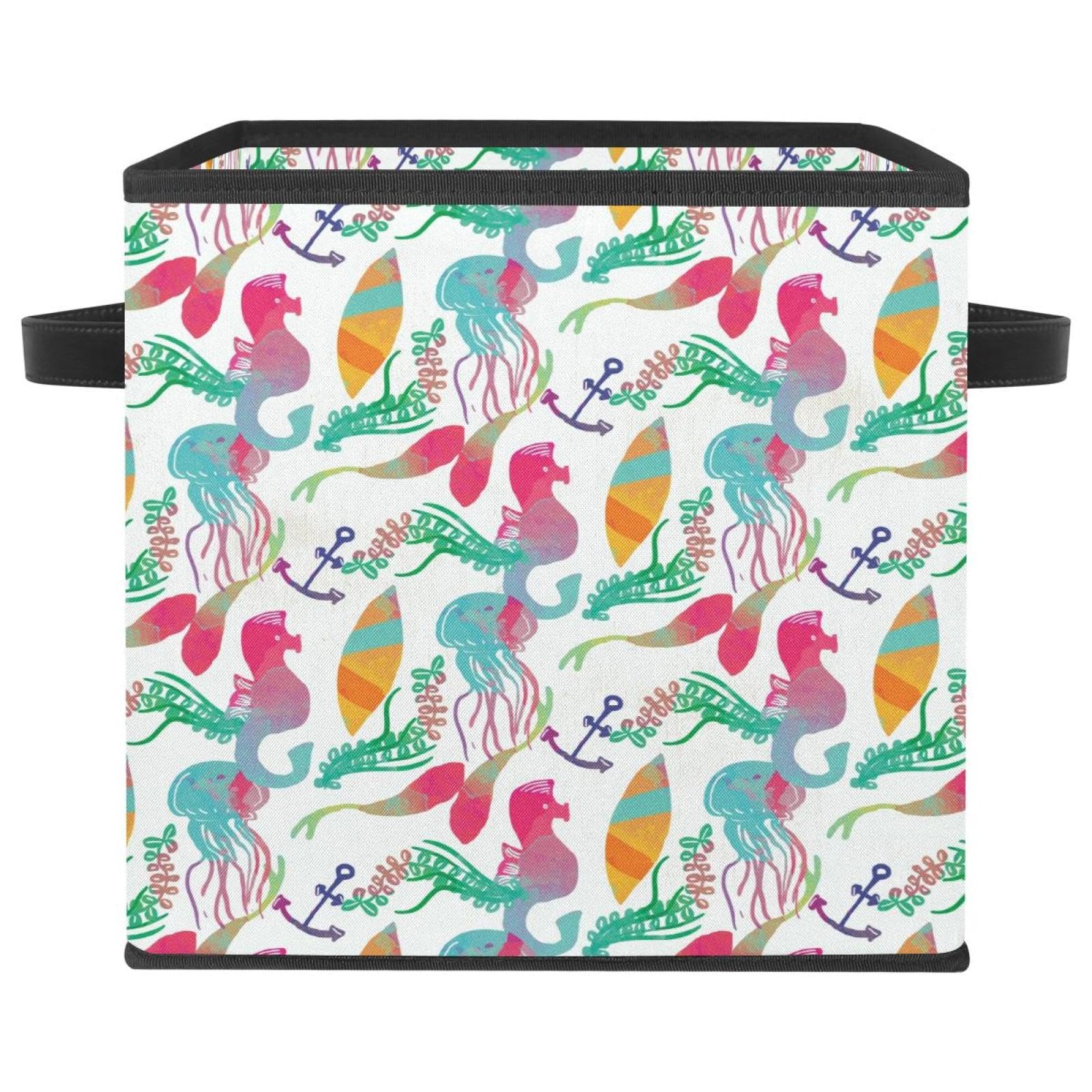 Cube de rangement en tissu pour chambre d'enfant idéal pour ranger les jouets et livres