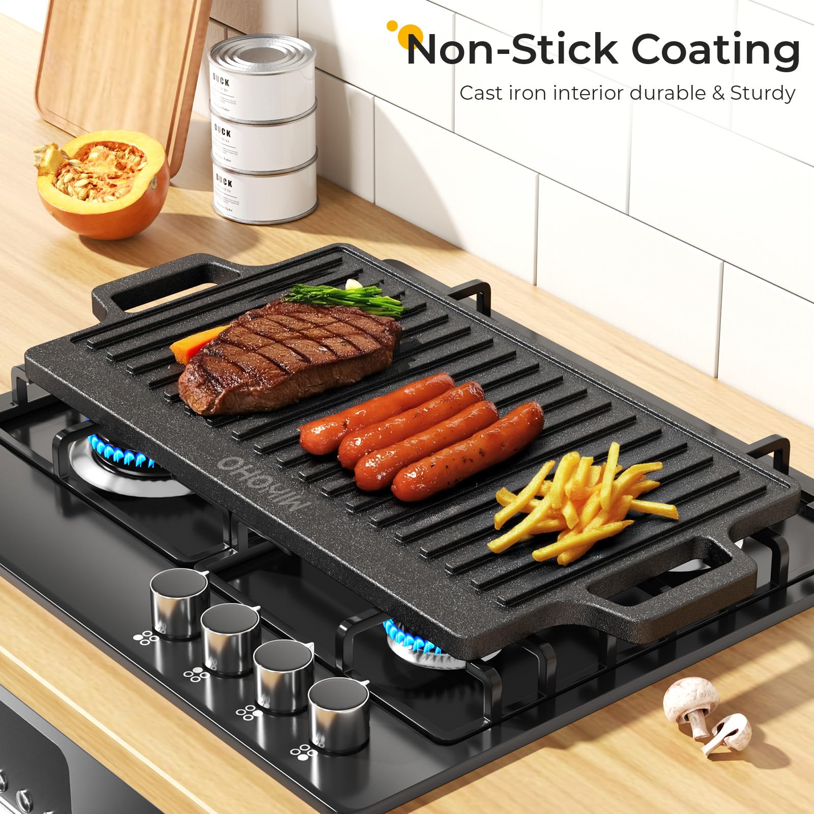 Flat Top Griddle Samsung Gas Stove Grill Plate Electric Stove