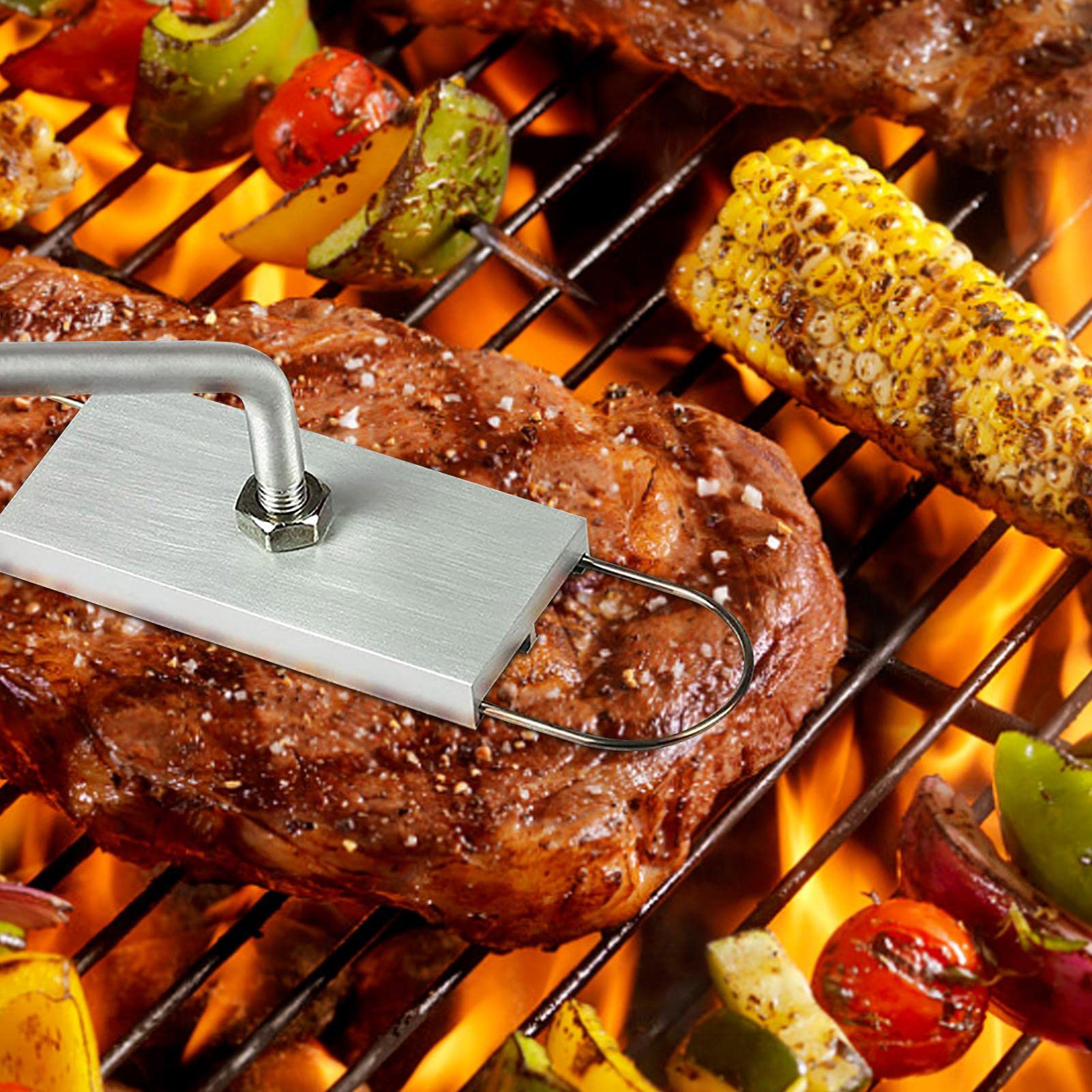 Amazon.co.jp: BBQブランディングアイアン バーベキュー アイロン 肉に