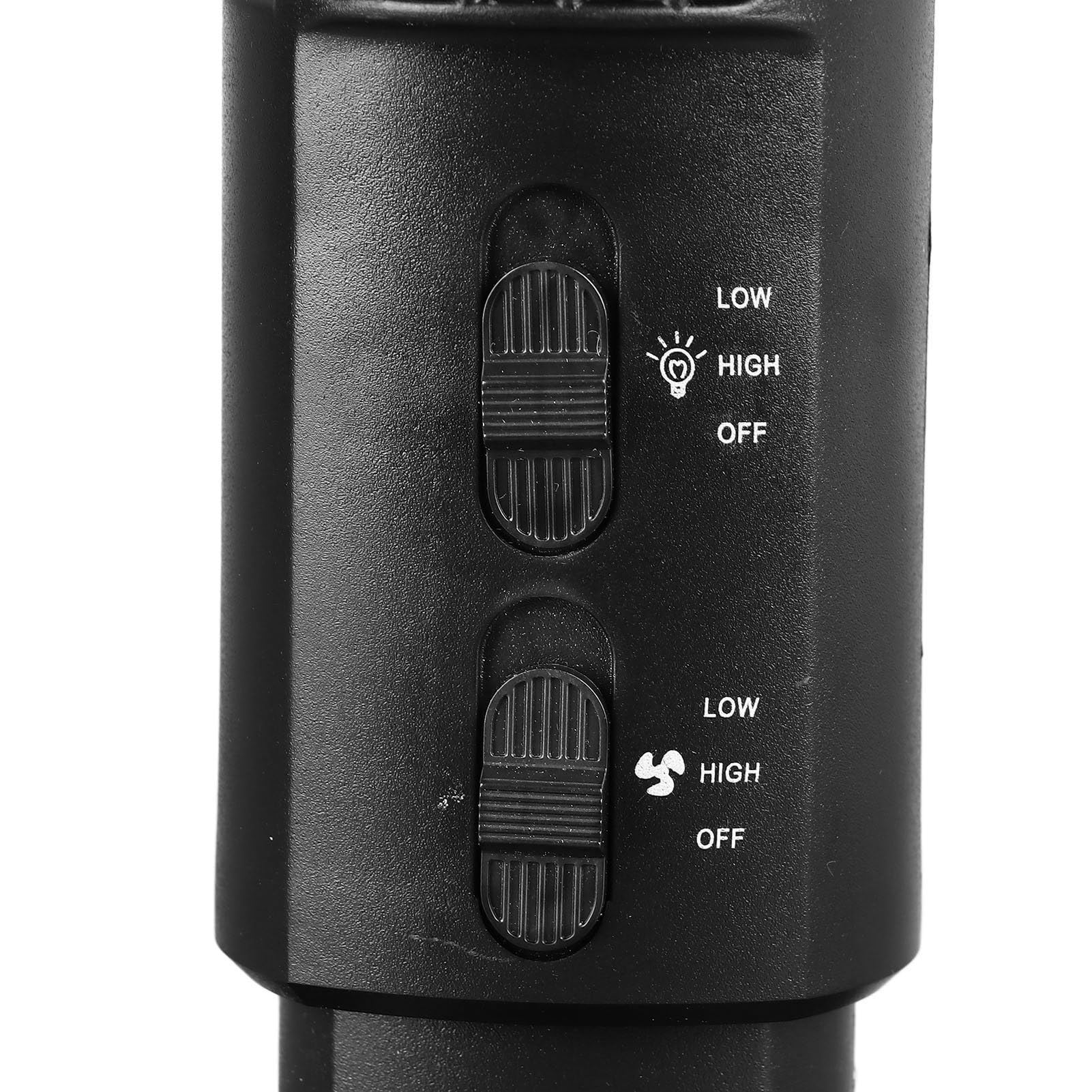 Fabater Turmventilator, Flügelloser Turmventilator, Oszillation Ventilator, USB-Tischventilator mit Licht, Kompakt und Tragbar, Stehender Flügelloser Ventilator für Schlafzimmer und Büro