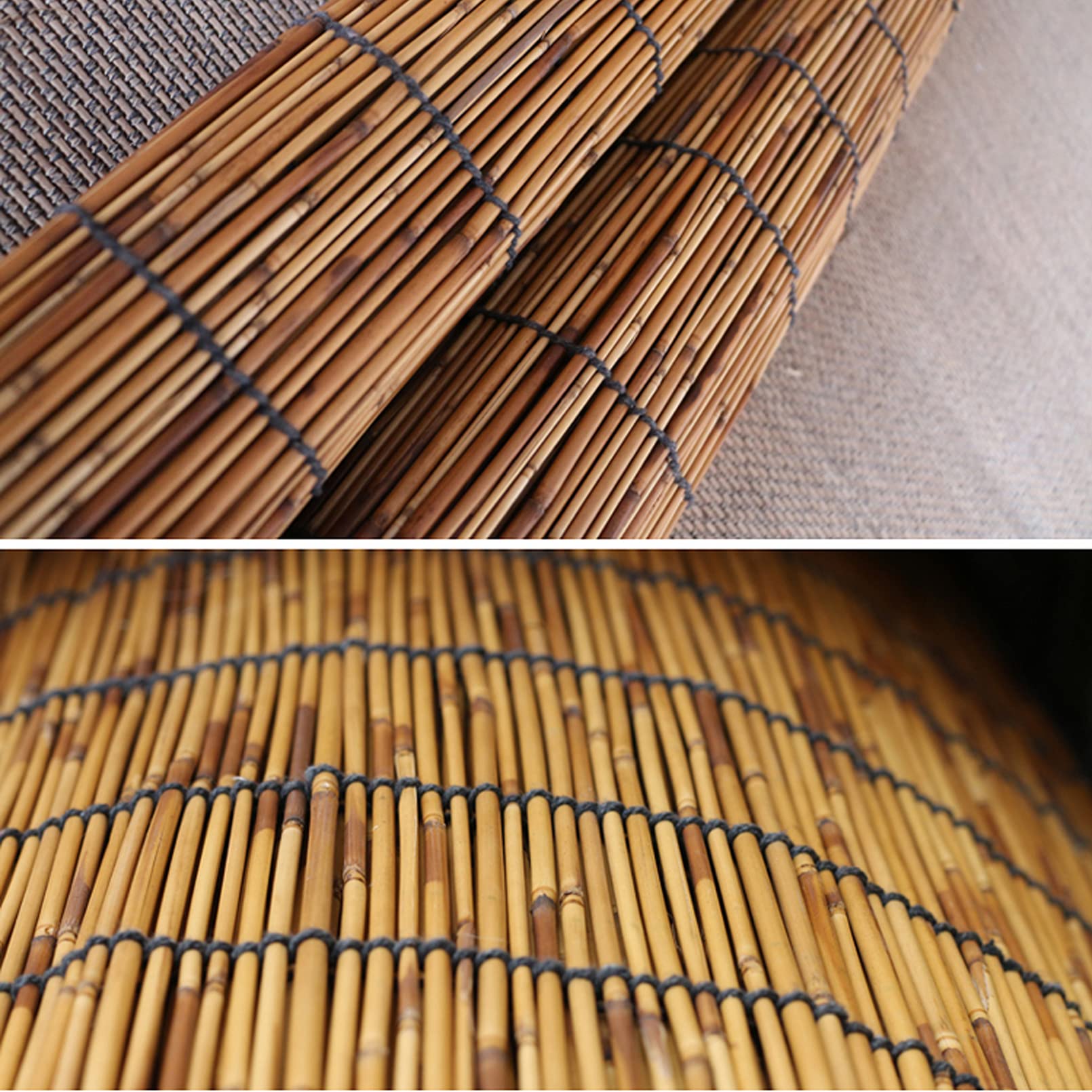 Tenda A Rullo In Bambù Naturale - Personalizzabile, Con Sollevatore, Per Interni/Esterni, Filtra Luce - Foto 11