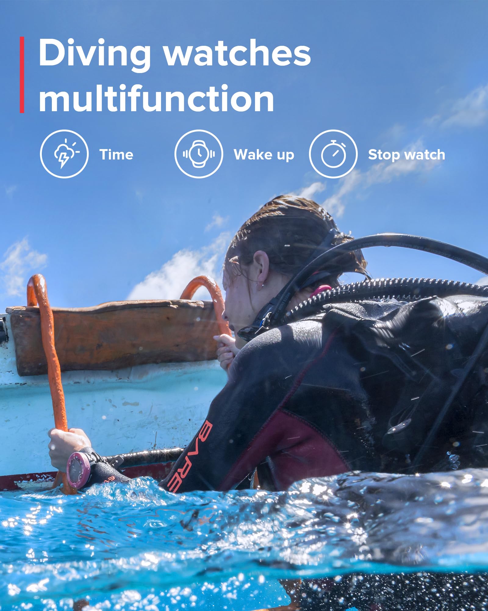 SUUNTO Zoop Novo - Ordenador de buceo de muñeca, Wildberry
