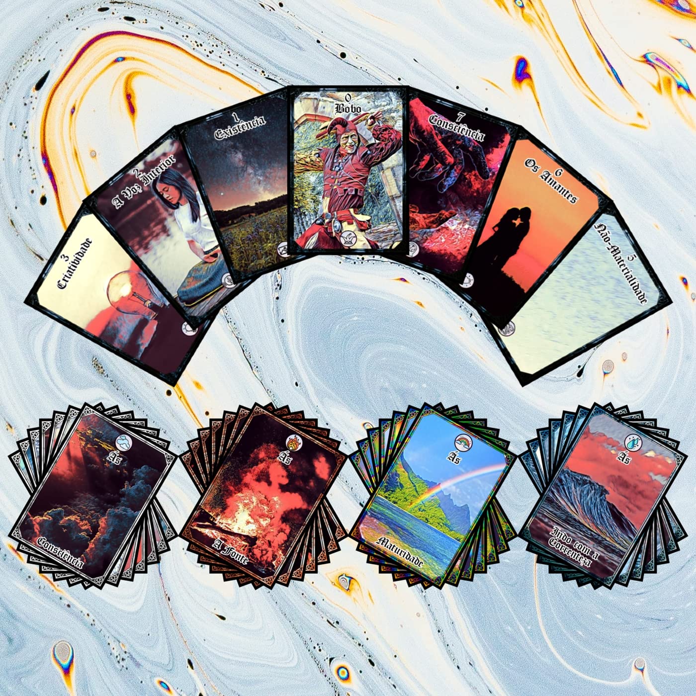 Oráculo Zen de Osho. Com Significados. 79 Cartas. Deck de Osho