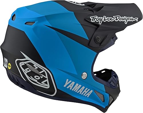 Miniatura 5 de Troy Lee Designs Adulto  Offroad  Motocross  Casco compuesto SE4 Yamaha L4 (azul marinoazul, MD)