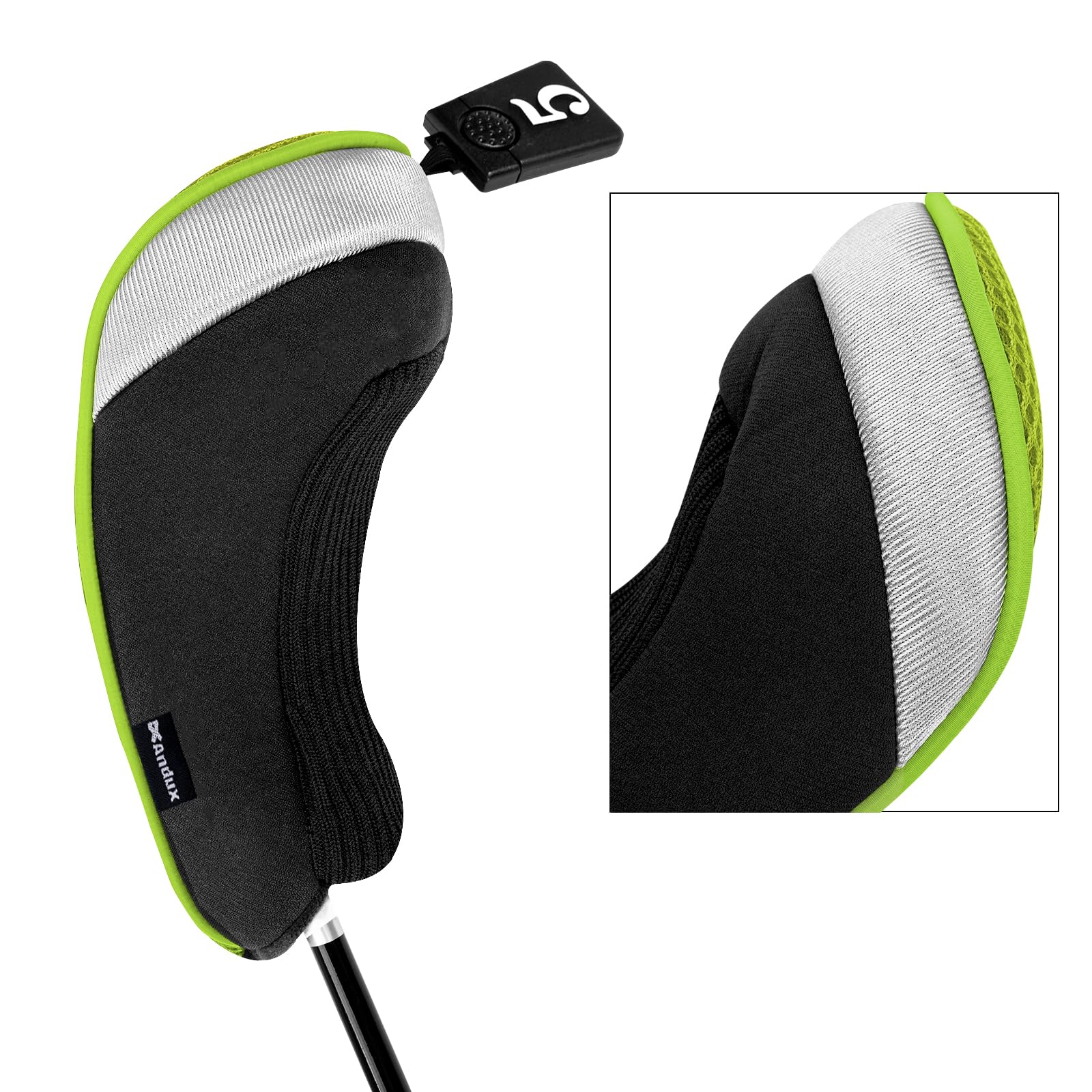 Andux - Cubiertas de Cabeza de Madera para Conductor de Golf, 460 CC, 4 Unidades